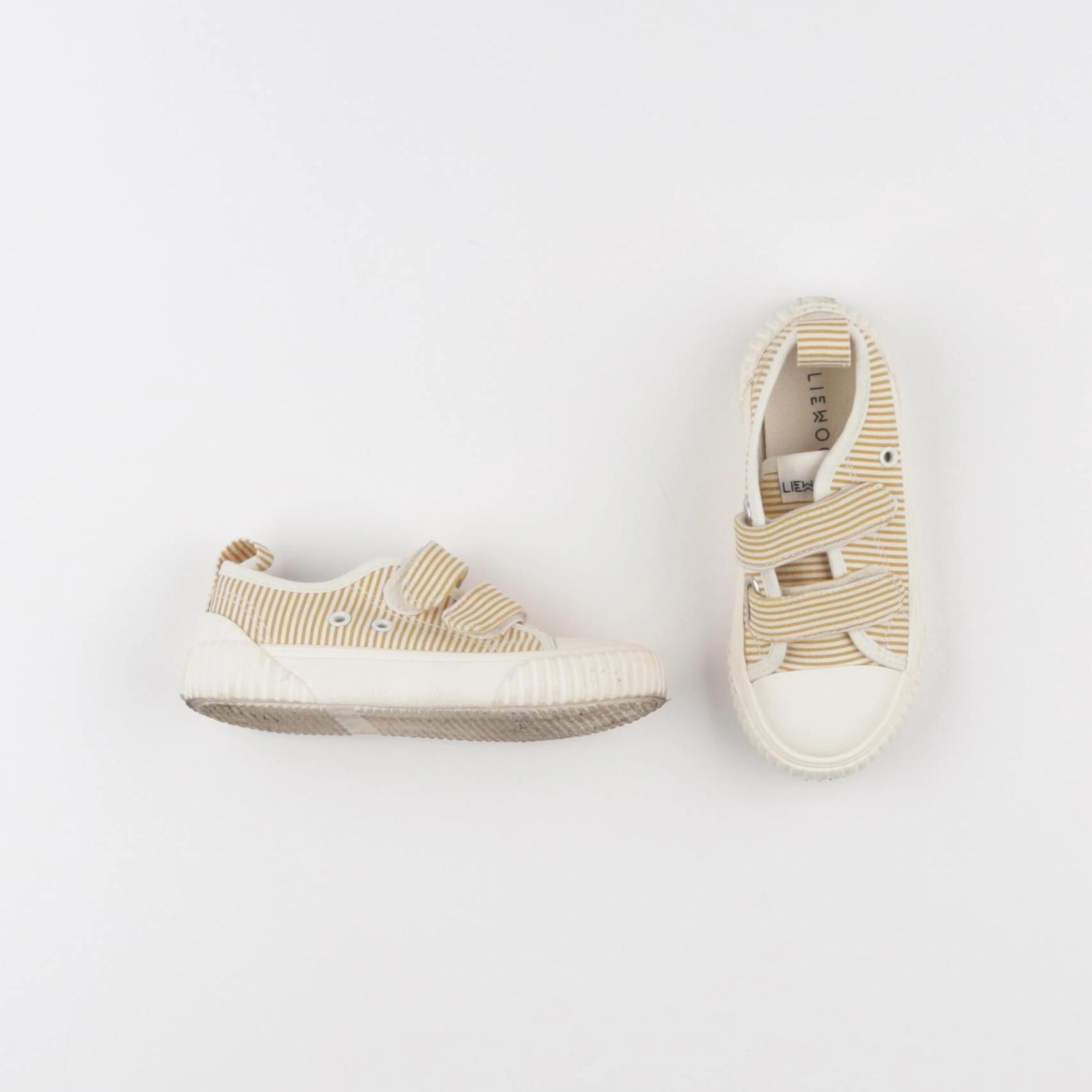 Liewood - tennis à scratch/ lacets jaune - pointure 28