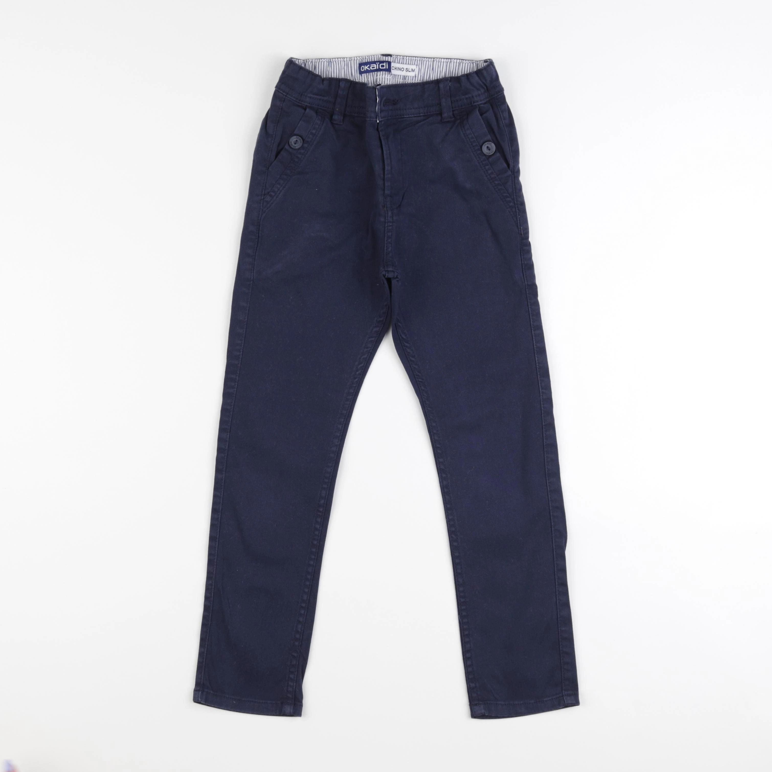 Okaidi - pantalon bleu - 6 ans