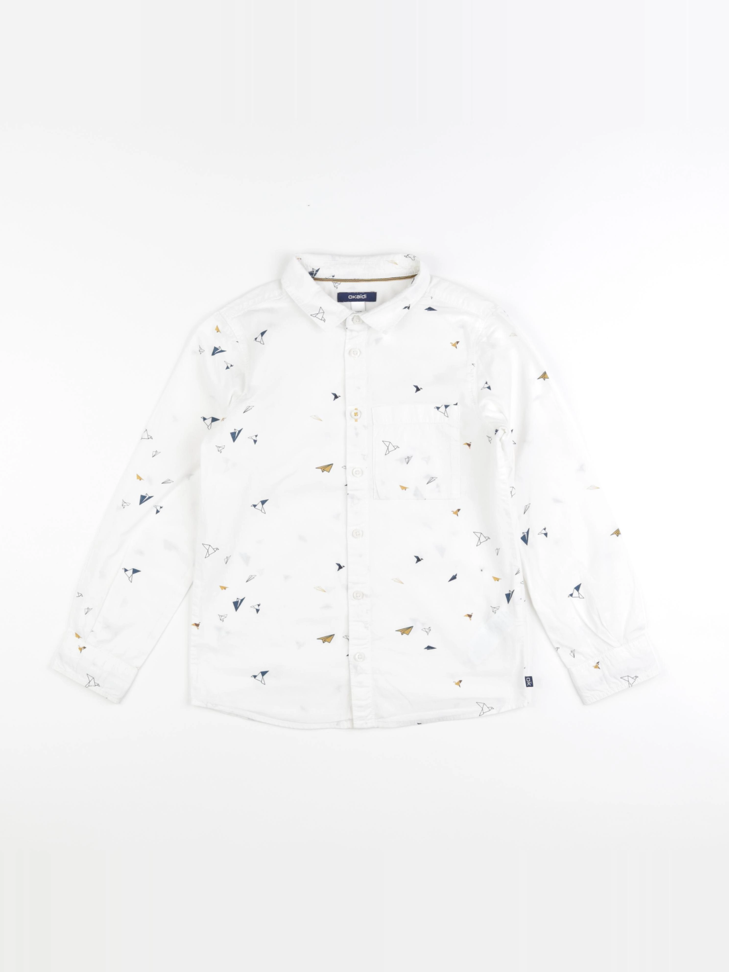 Okaidi - chemise blanc - 8 ans