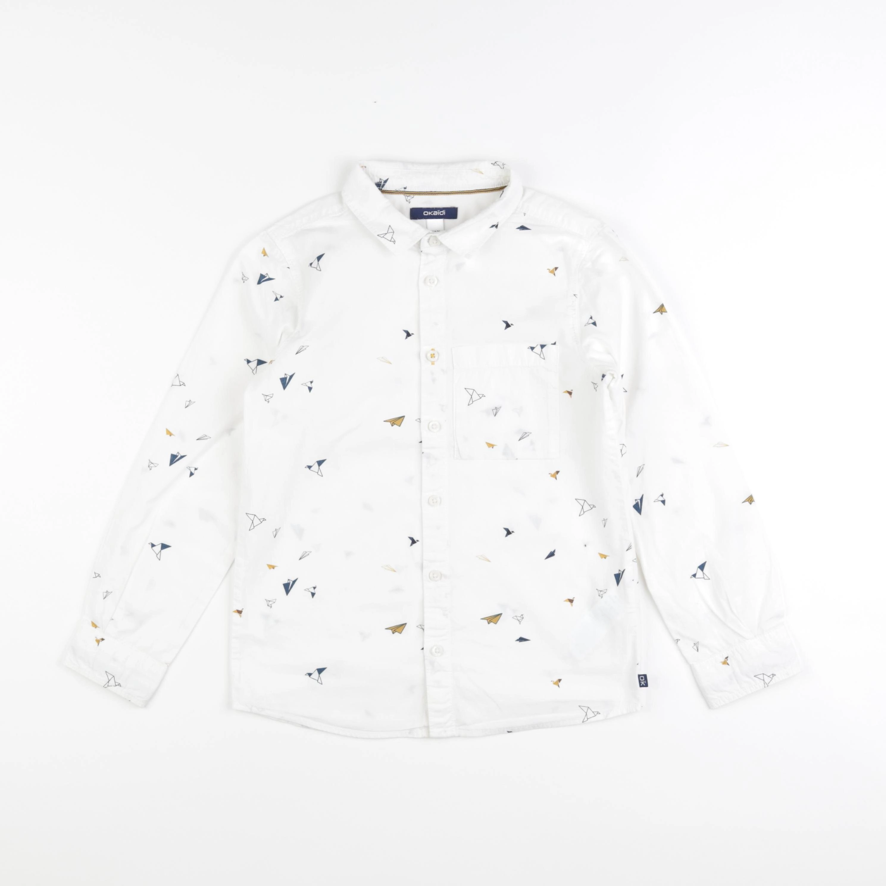 Okaidi - chemise blanc - 8 ans