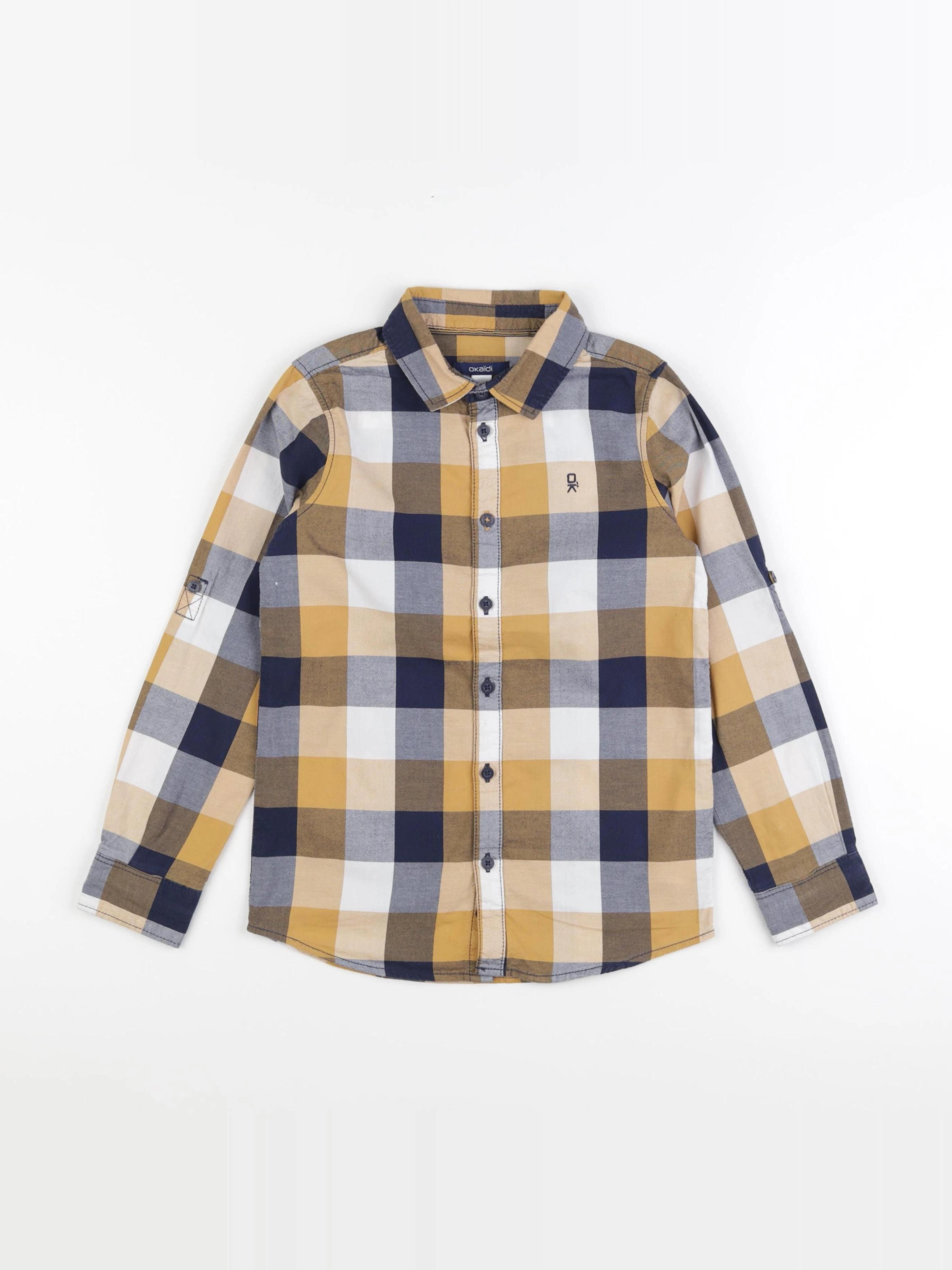 Okaidi - chemise jaune - 8 ans