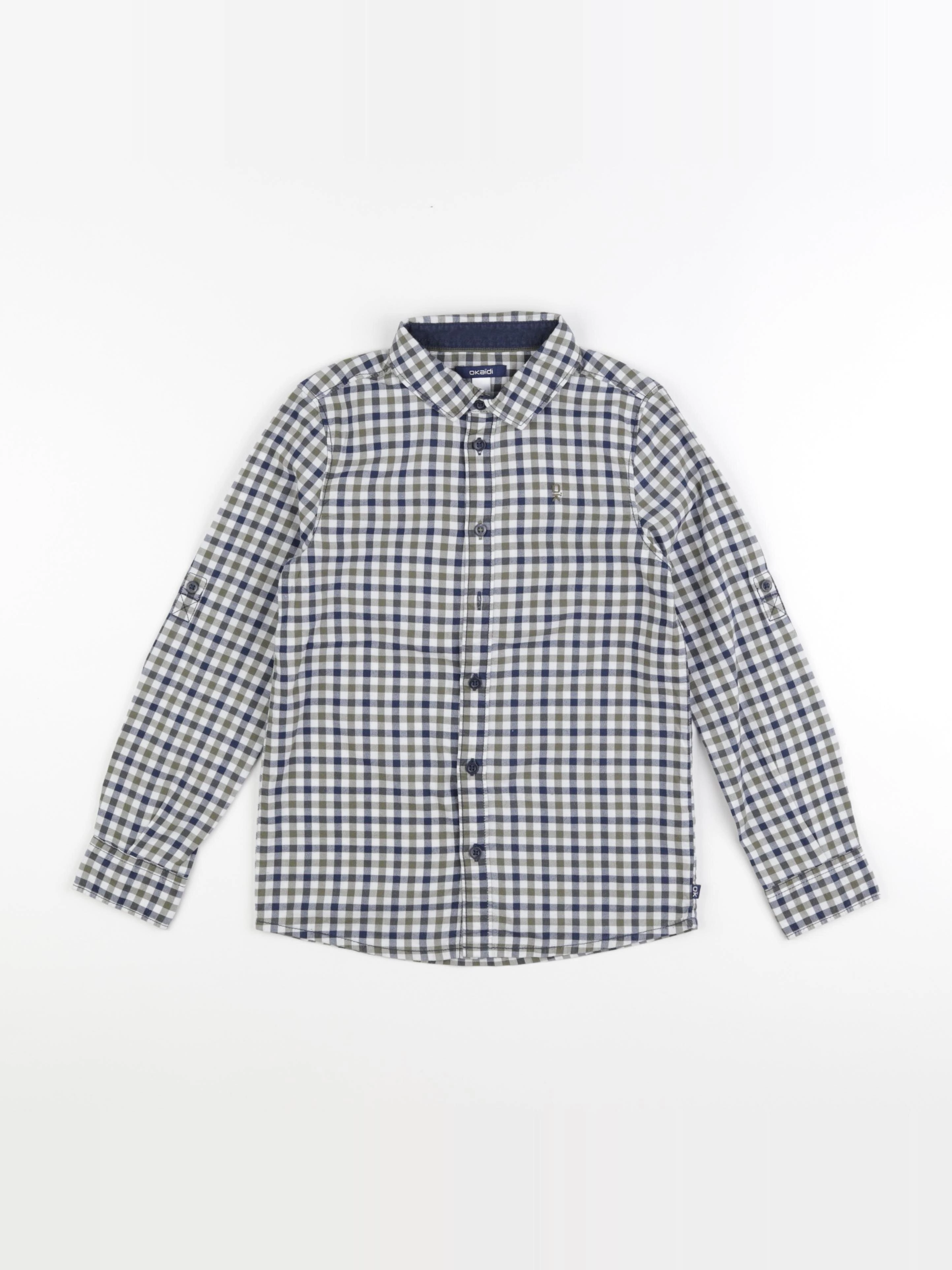 Okaidi - chemise vert - 8 ans