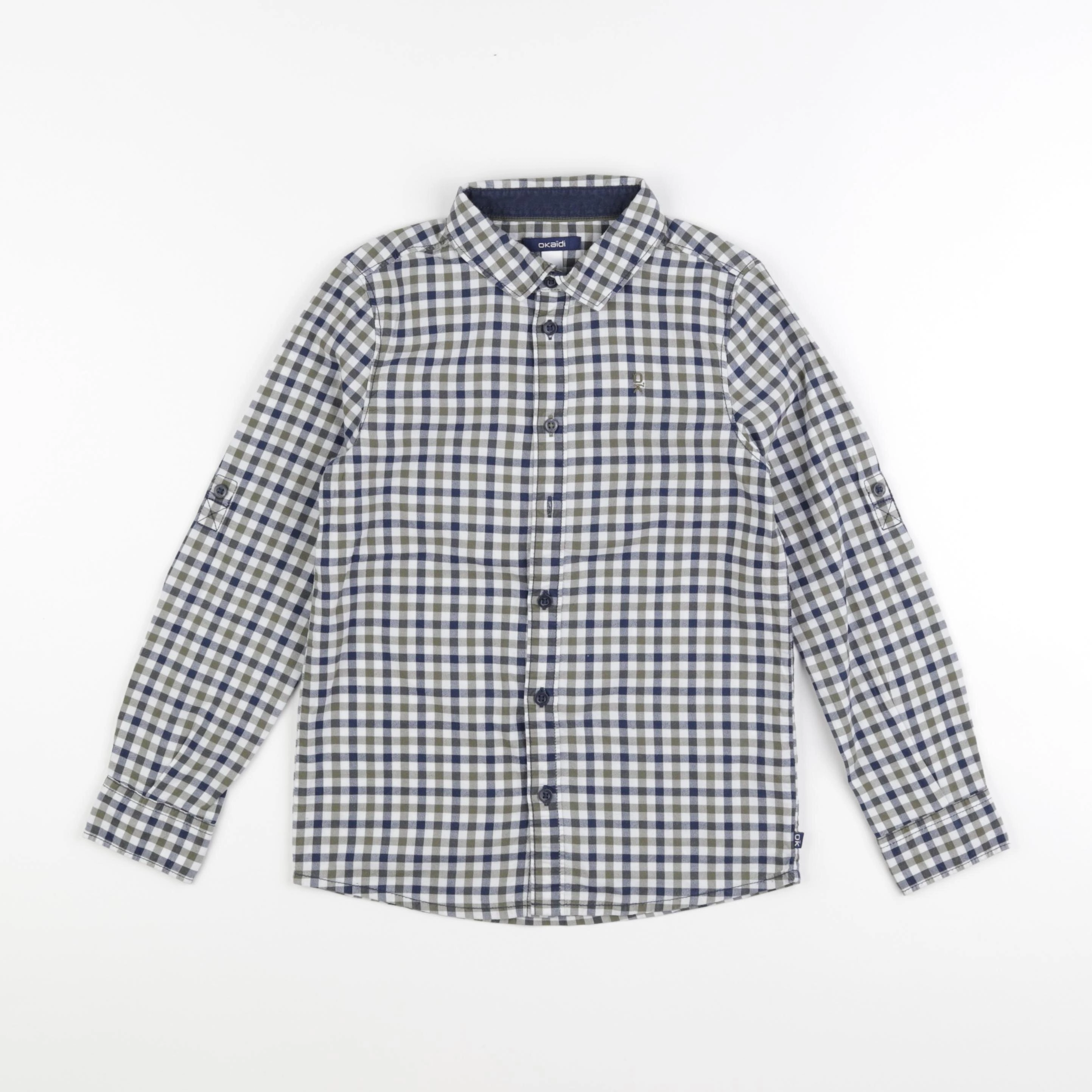 Okaidi - chemise vert - 8 ans