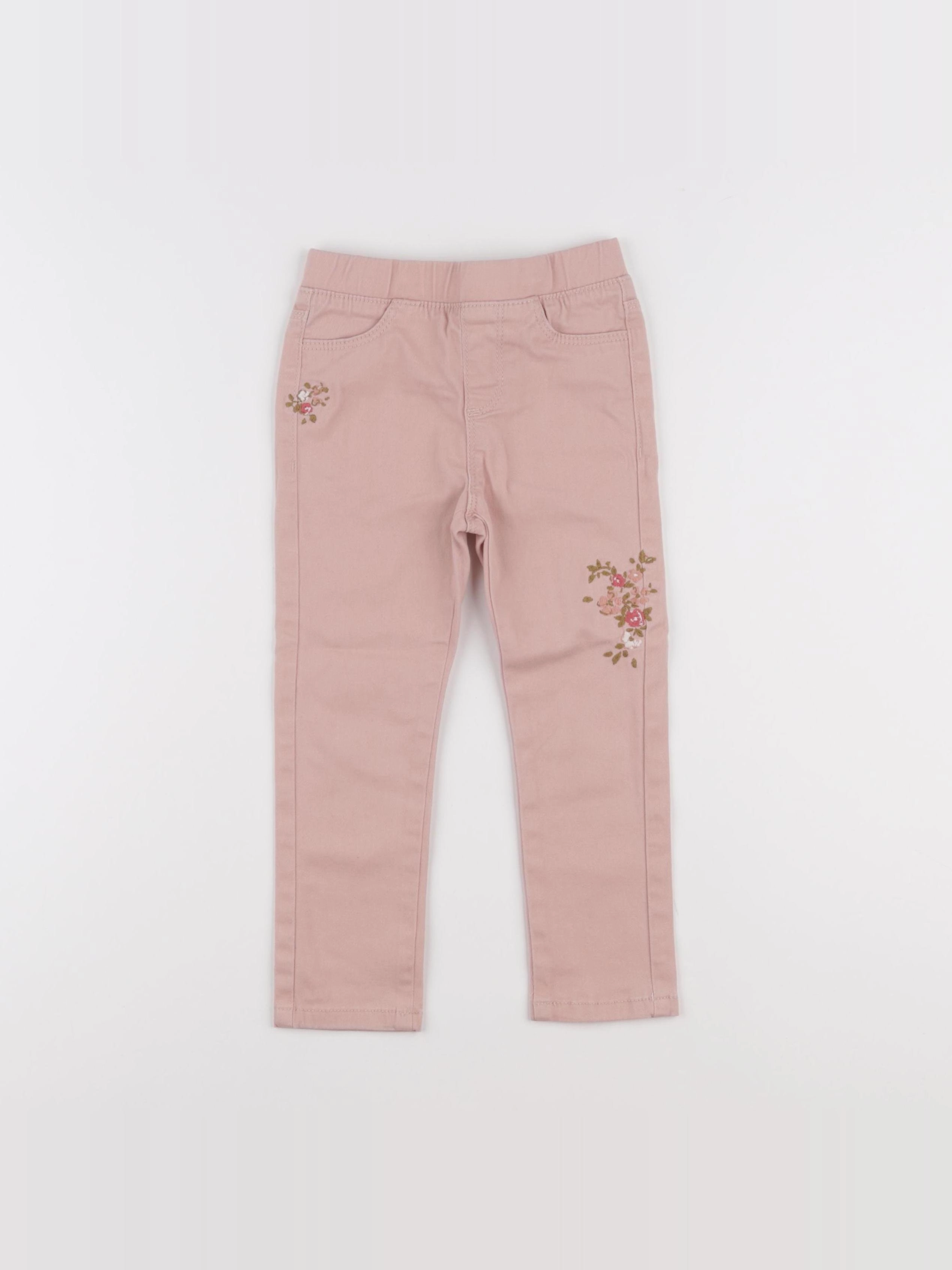 Vertbaudet - jegging rose - 3 ans