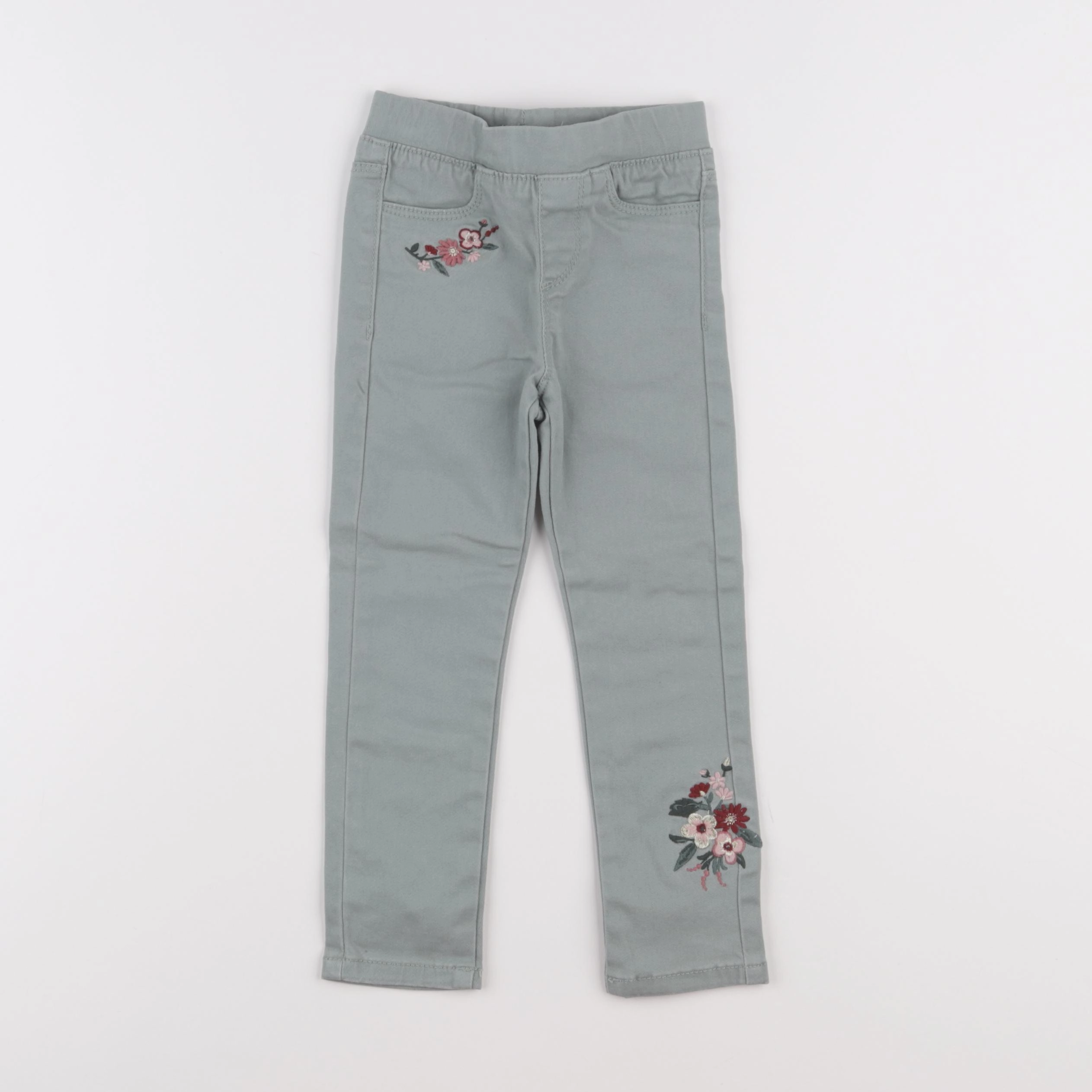 Vertbaudet - jegging vert - 3 ans
