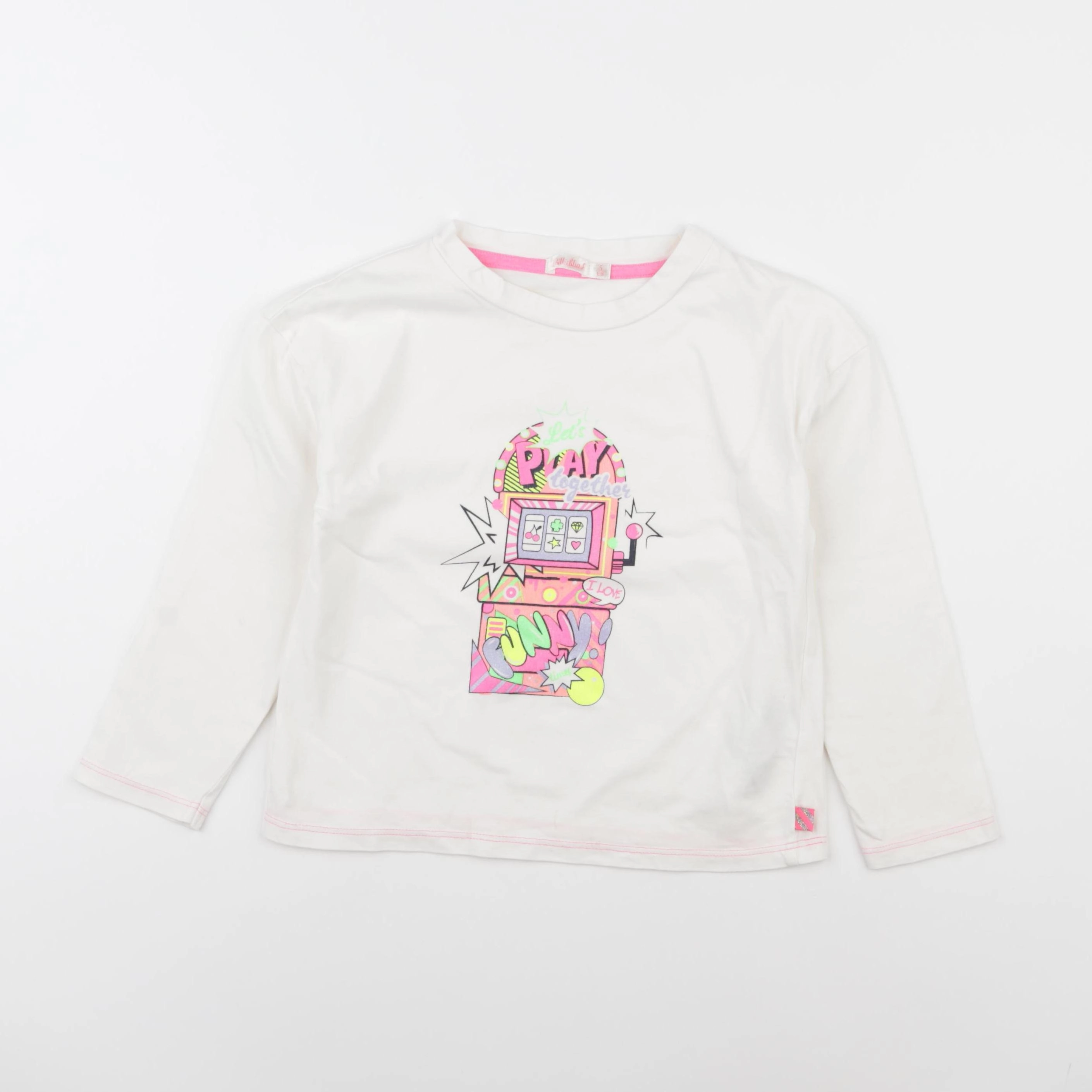 Billie Blush - tee-shirt blanc - 5 ans