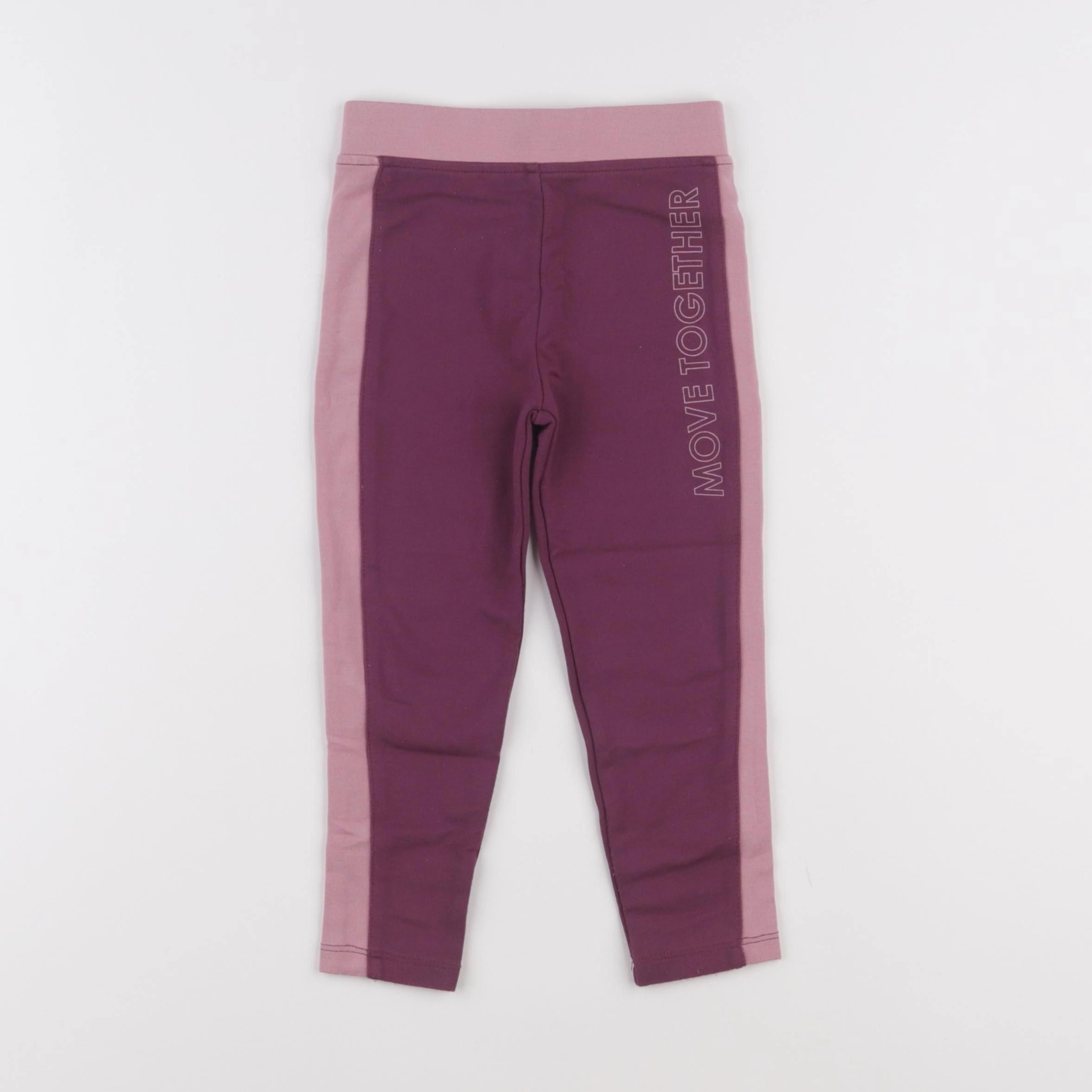 Vertbaudet - legging velours rose - 3 ans