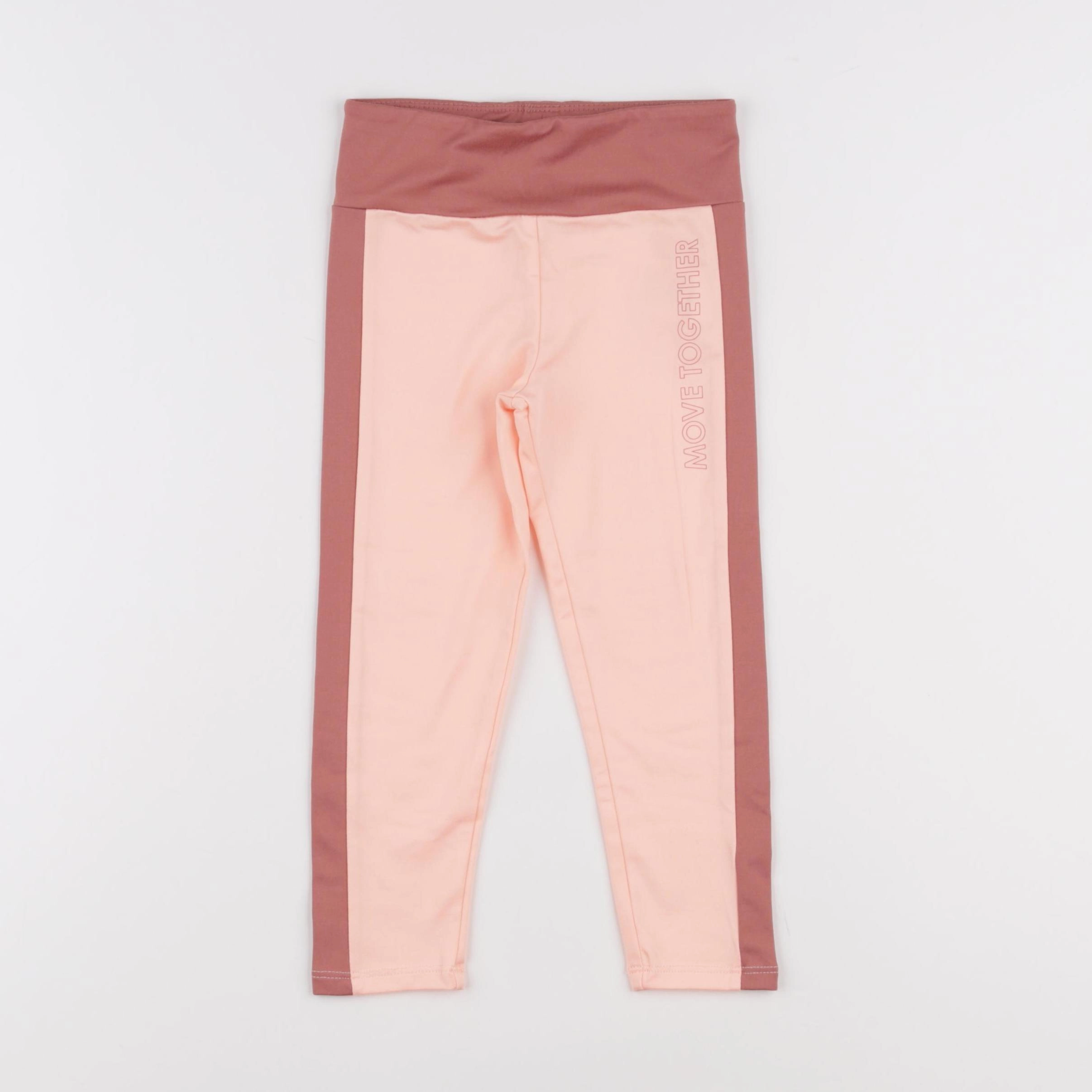Vertbaudet - legging velours rose - 3 ans