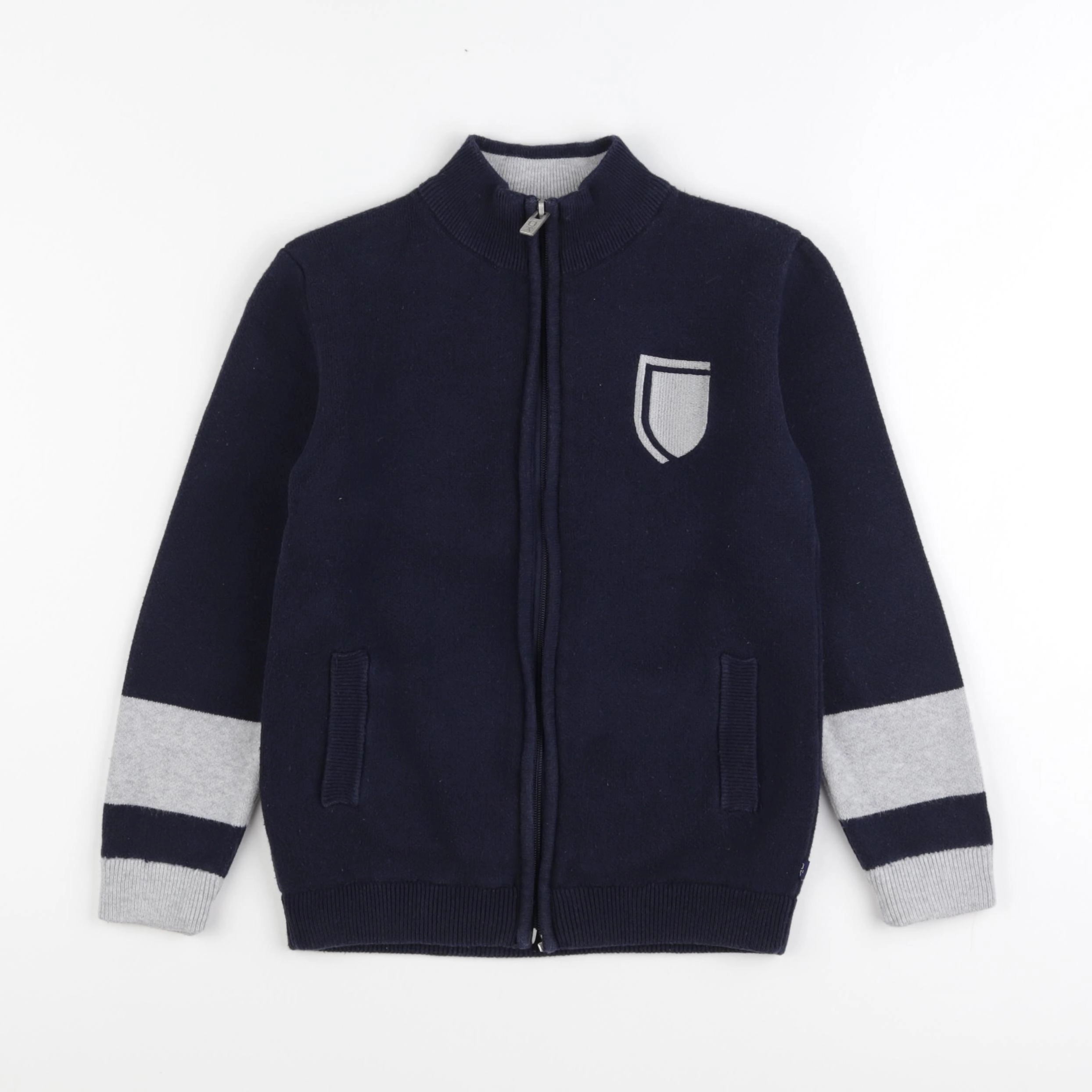 Okaidi - gilet bleu - 8 ans