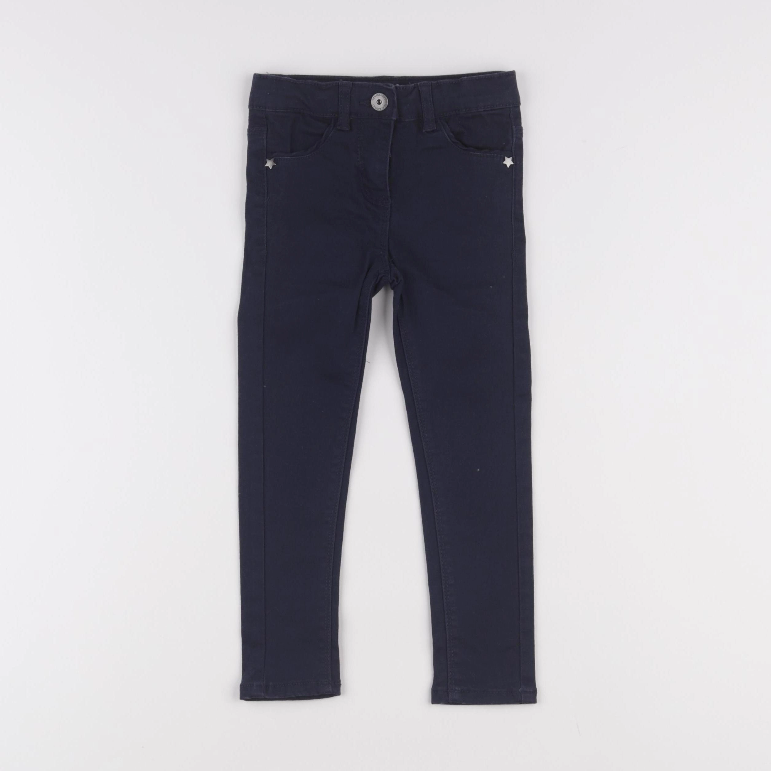 Vertbaudet - pantalon bleu - 3 ans