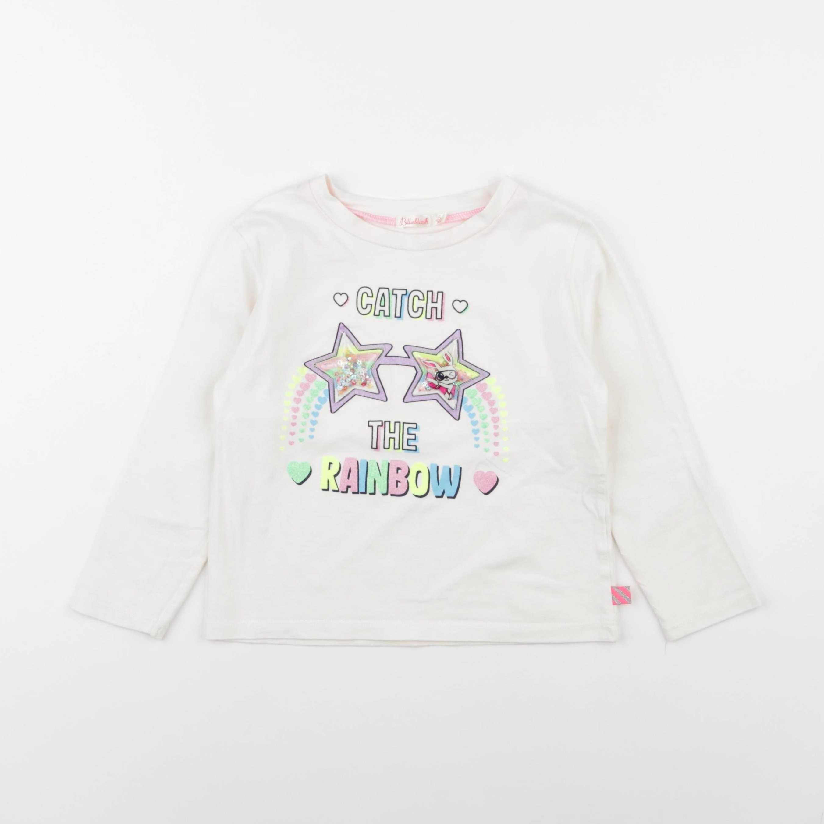 Billie Blush - tee-shirt blanc - 5 ans