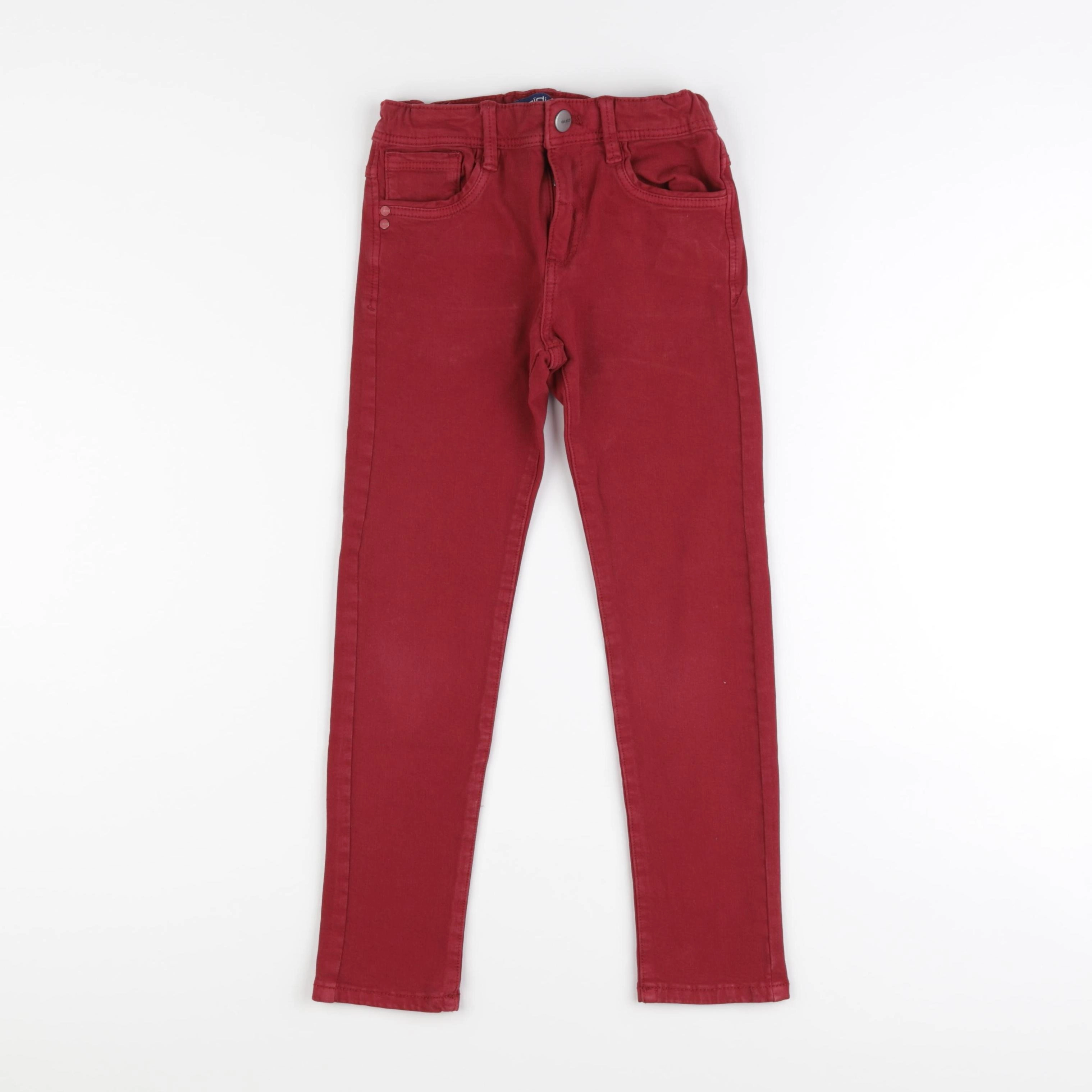 Okaidi - pantalon rouge - 6 ans