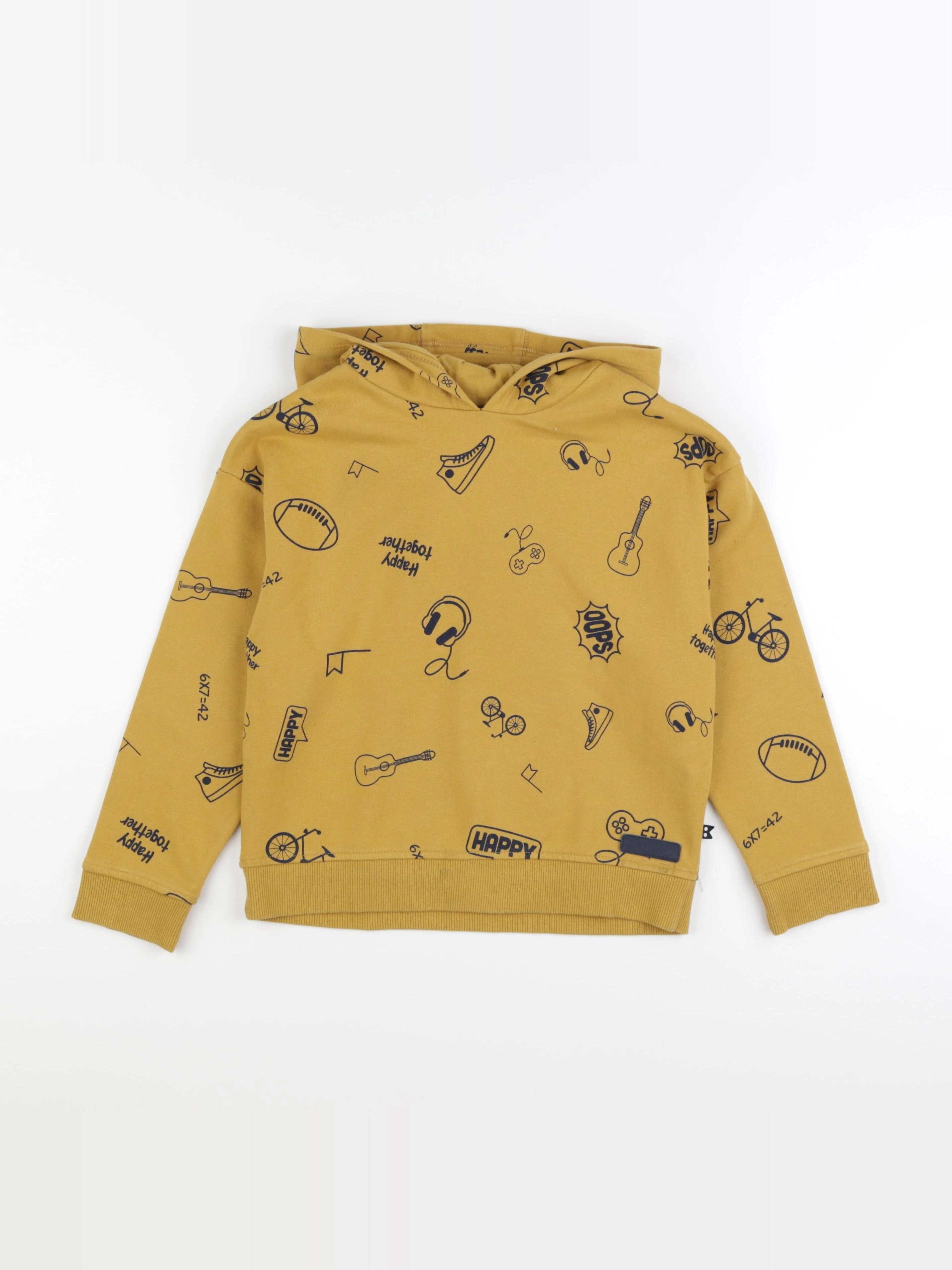 Okaidi - sweat jaune - 8 ans