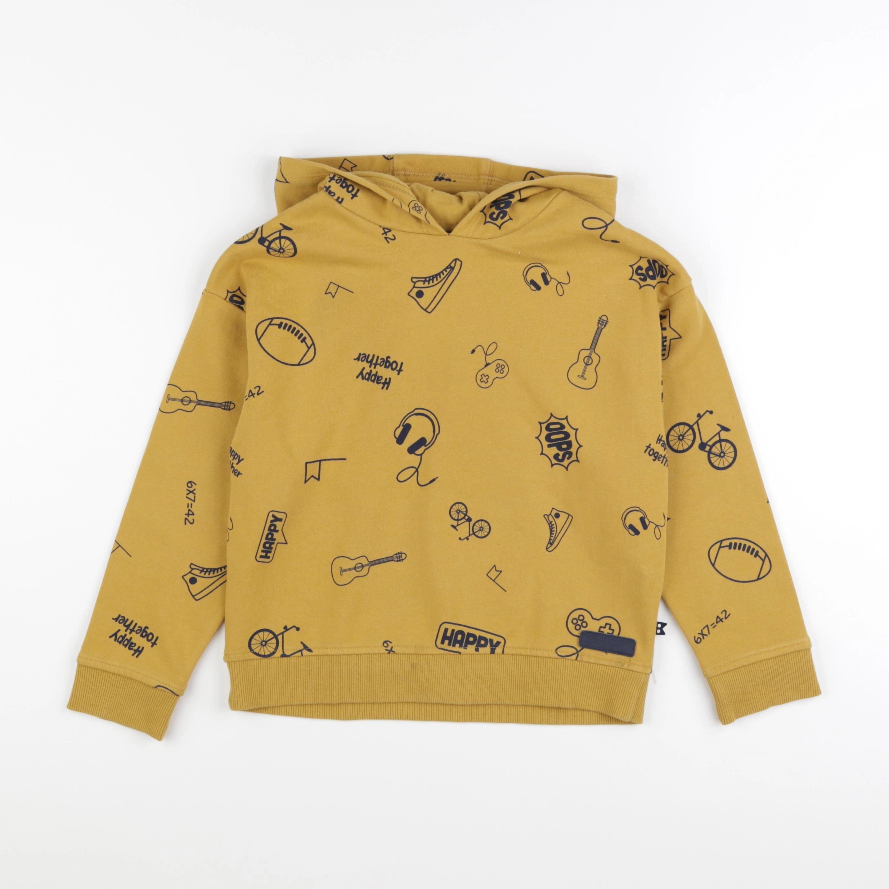 Okaidi - sweat jaune - 8 ans