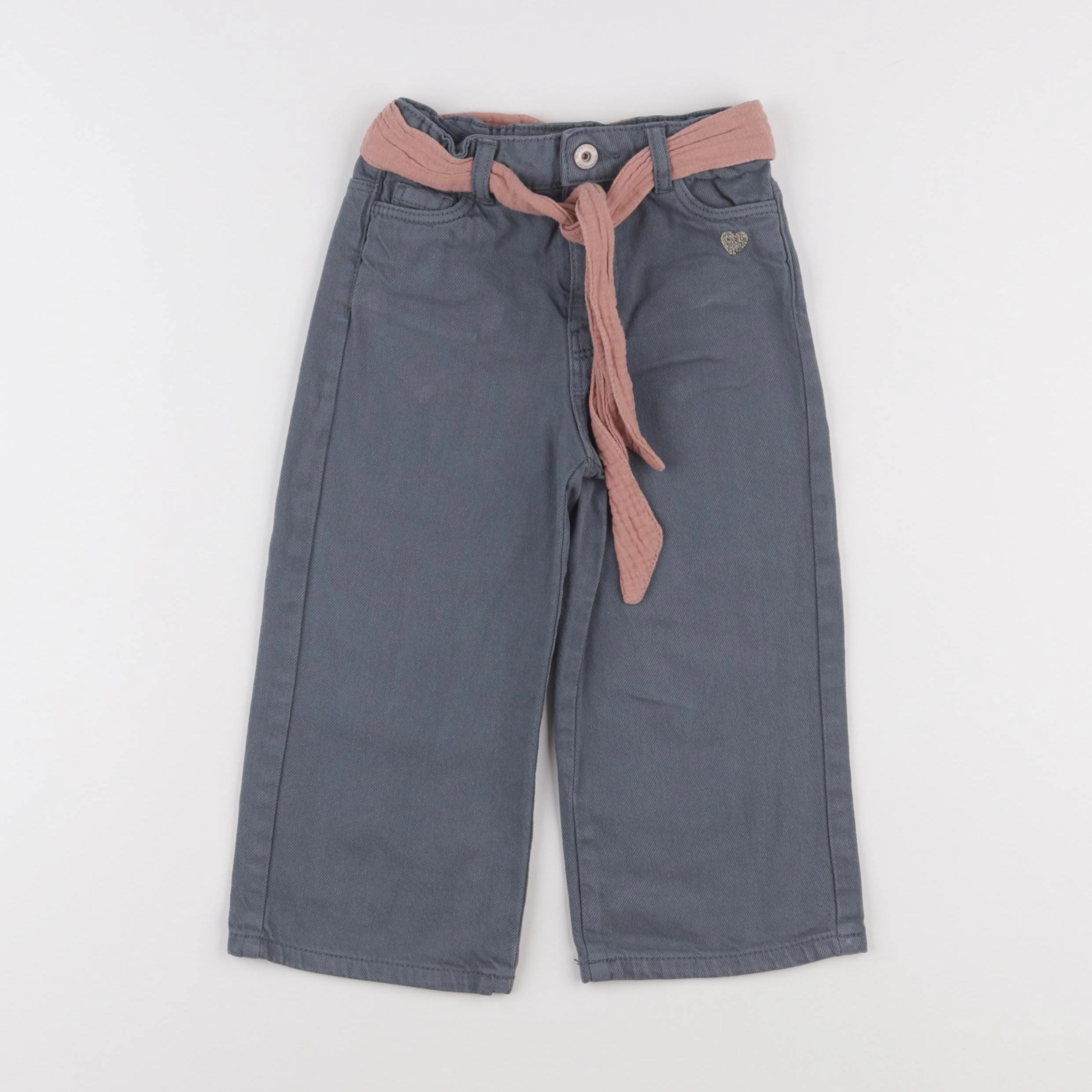 Vertbaudet - pantalon bleu - 3 ans