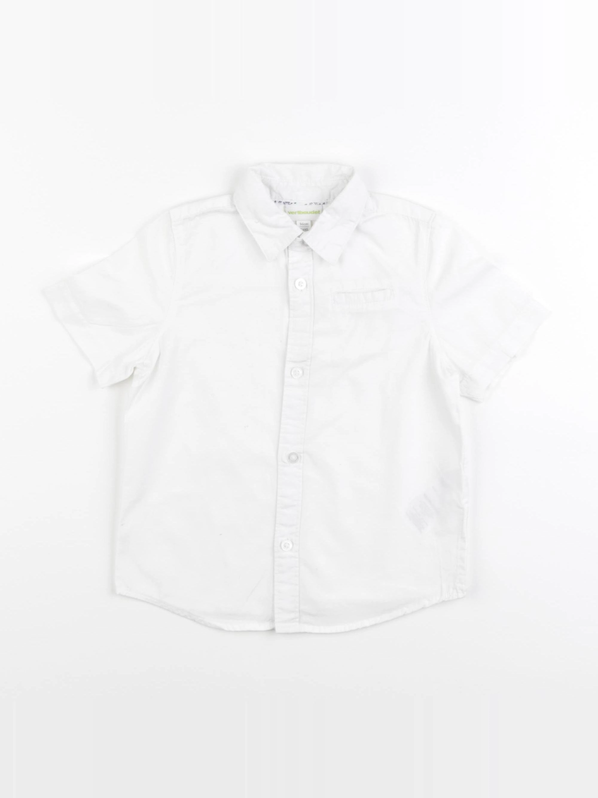 Vertbaudet - chemise blanc - 3 ans