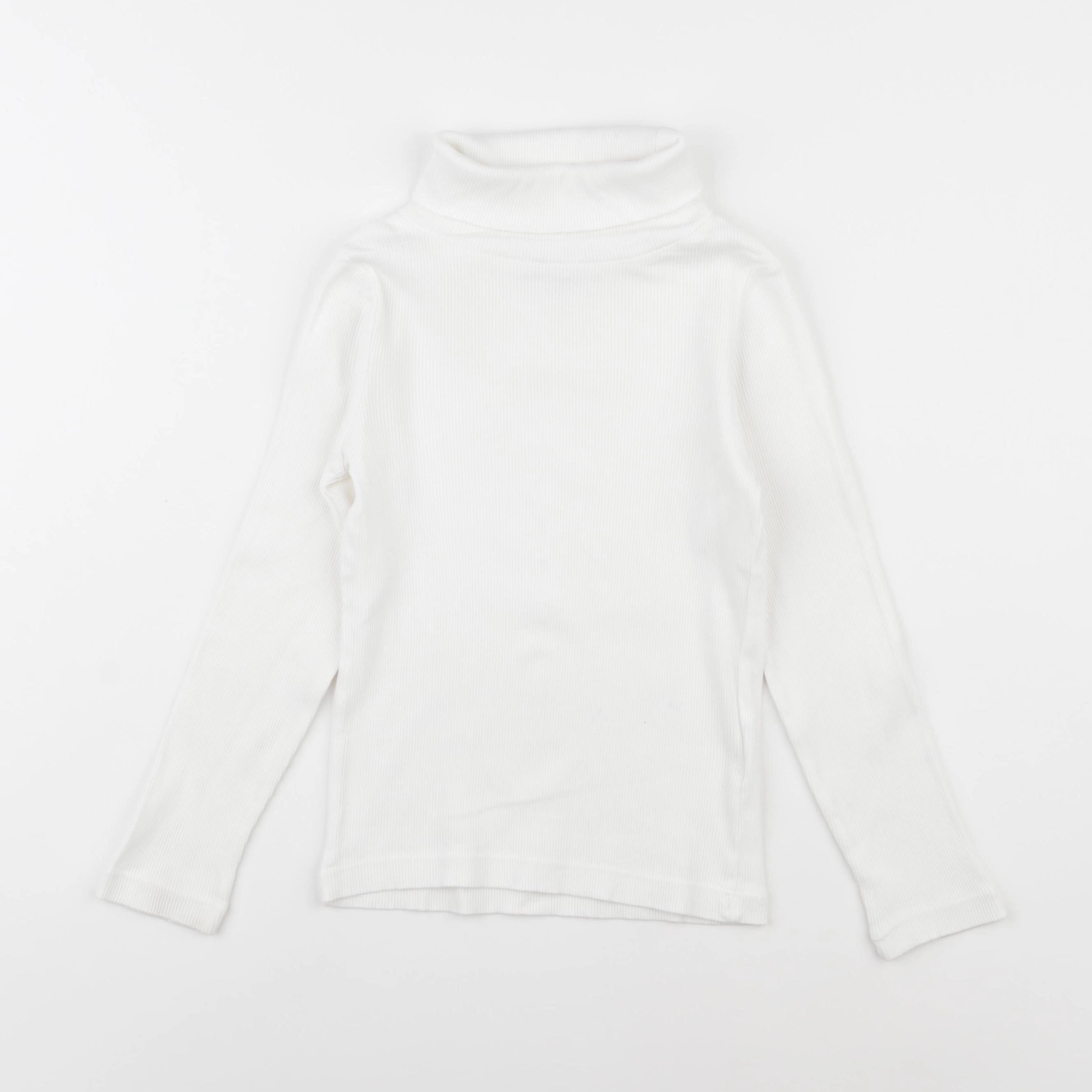Monoprix - sous-pull blanc - 6 ans