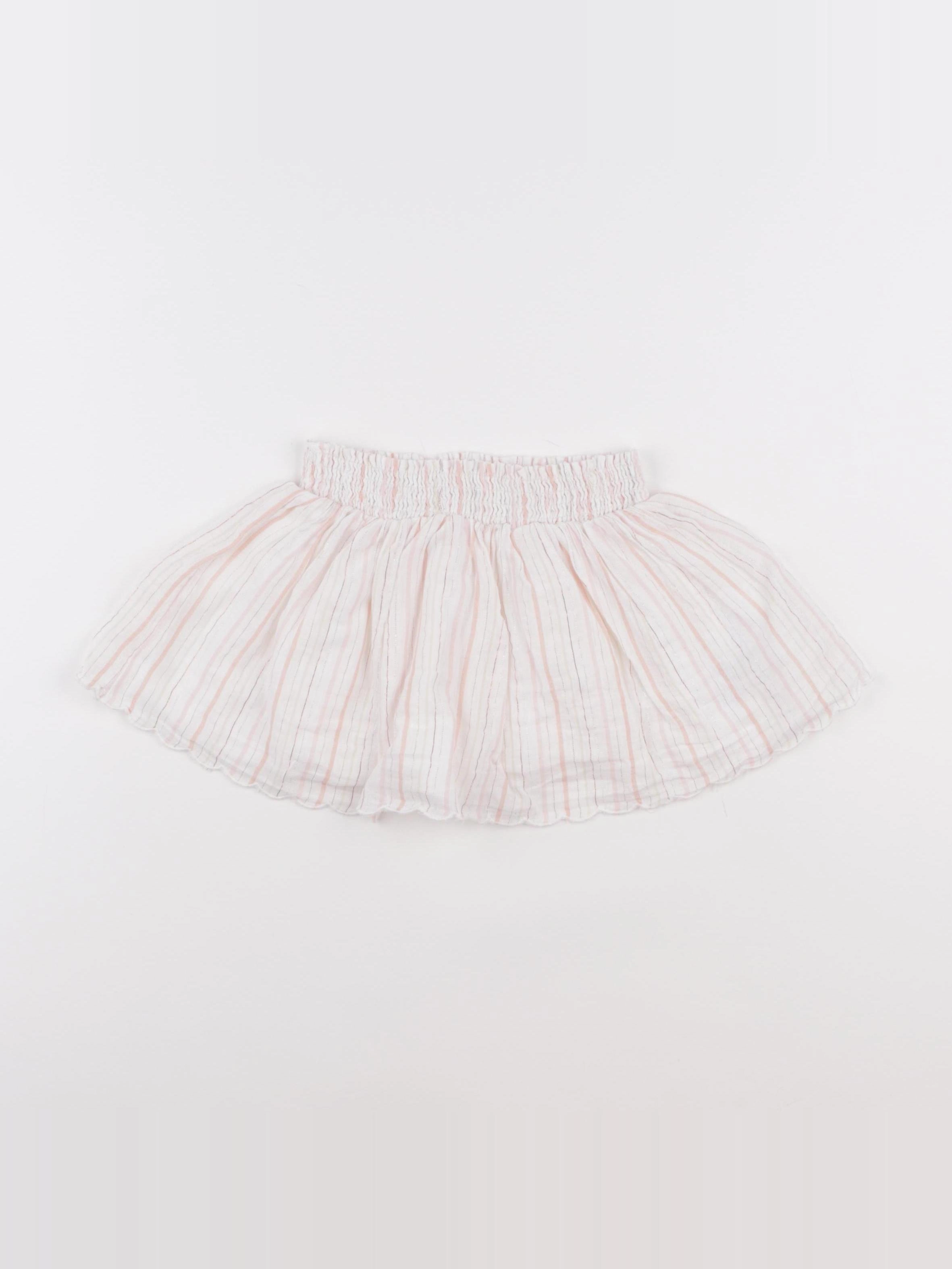 Vertbaudet - jupe blanc - 3 ans