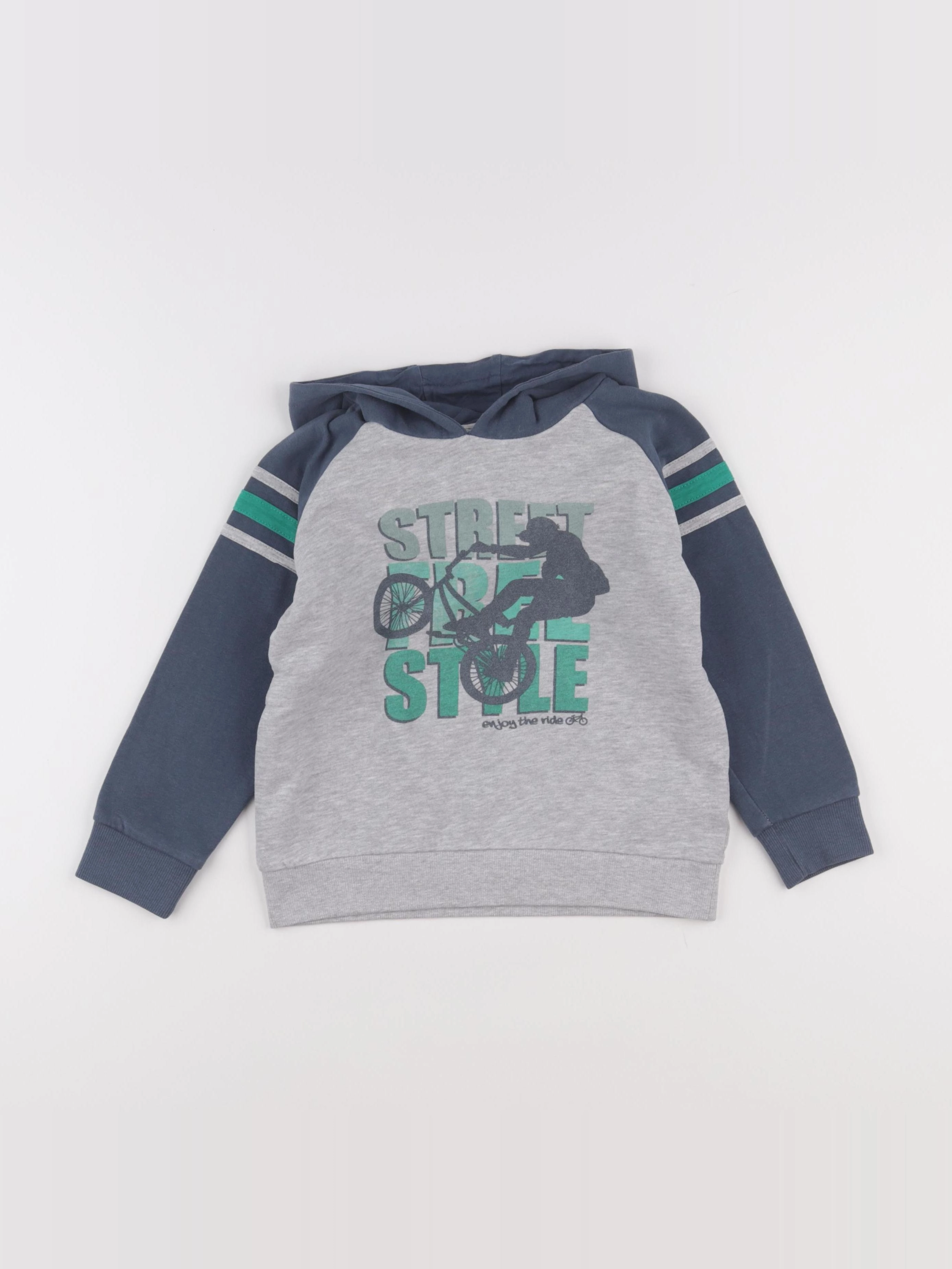 Vertbaudet - gilet gris - 6 ans