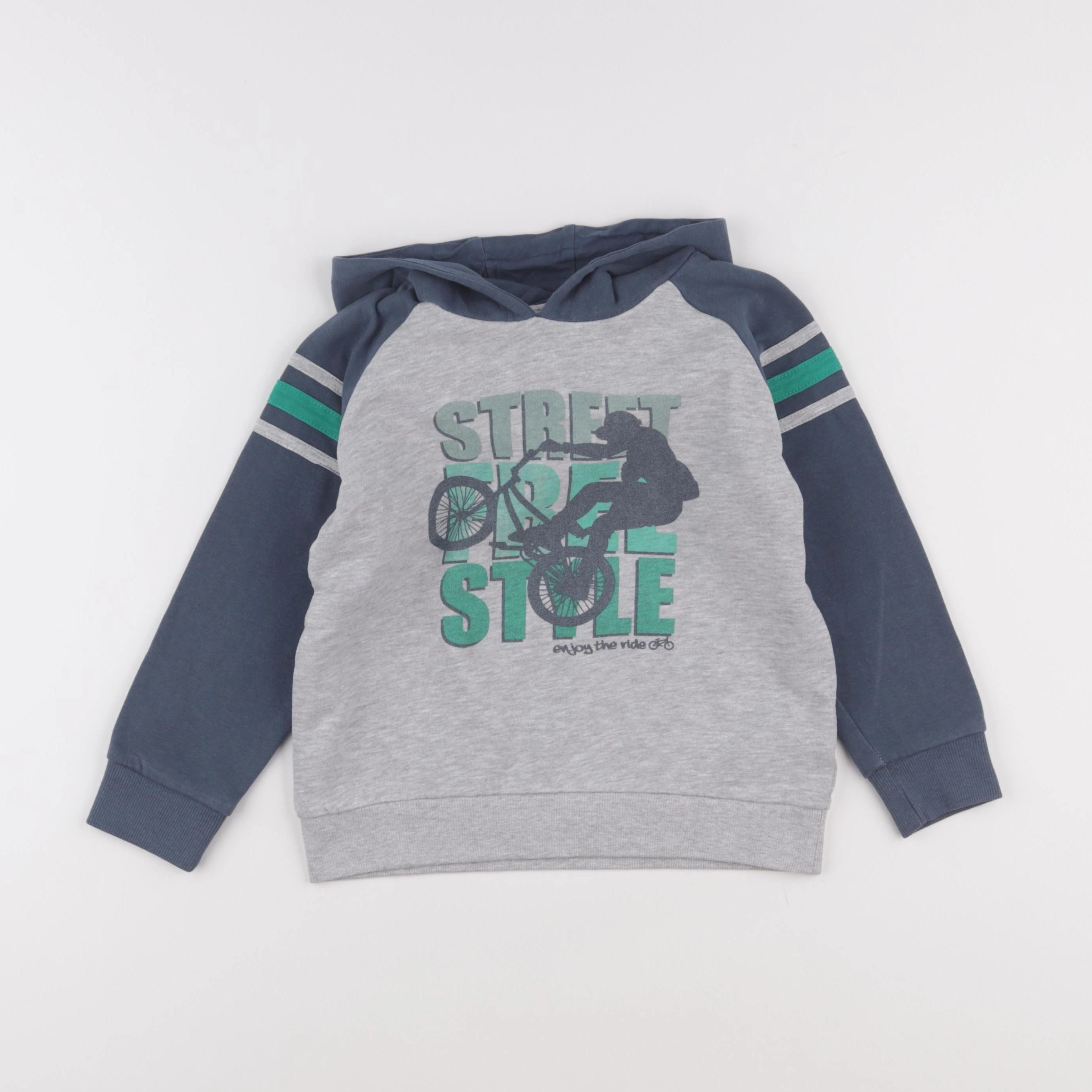 Vertbaudet - gilet gris - 6 ans