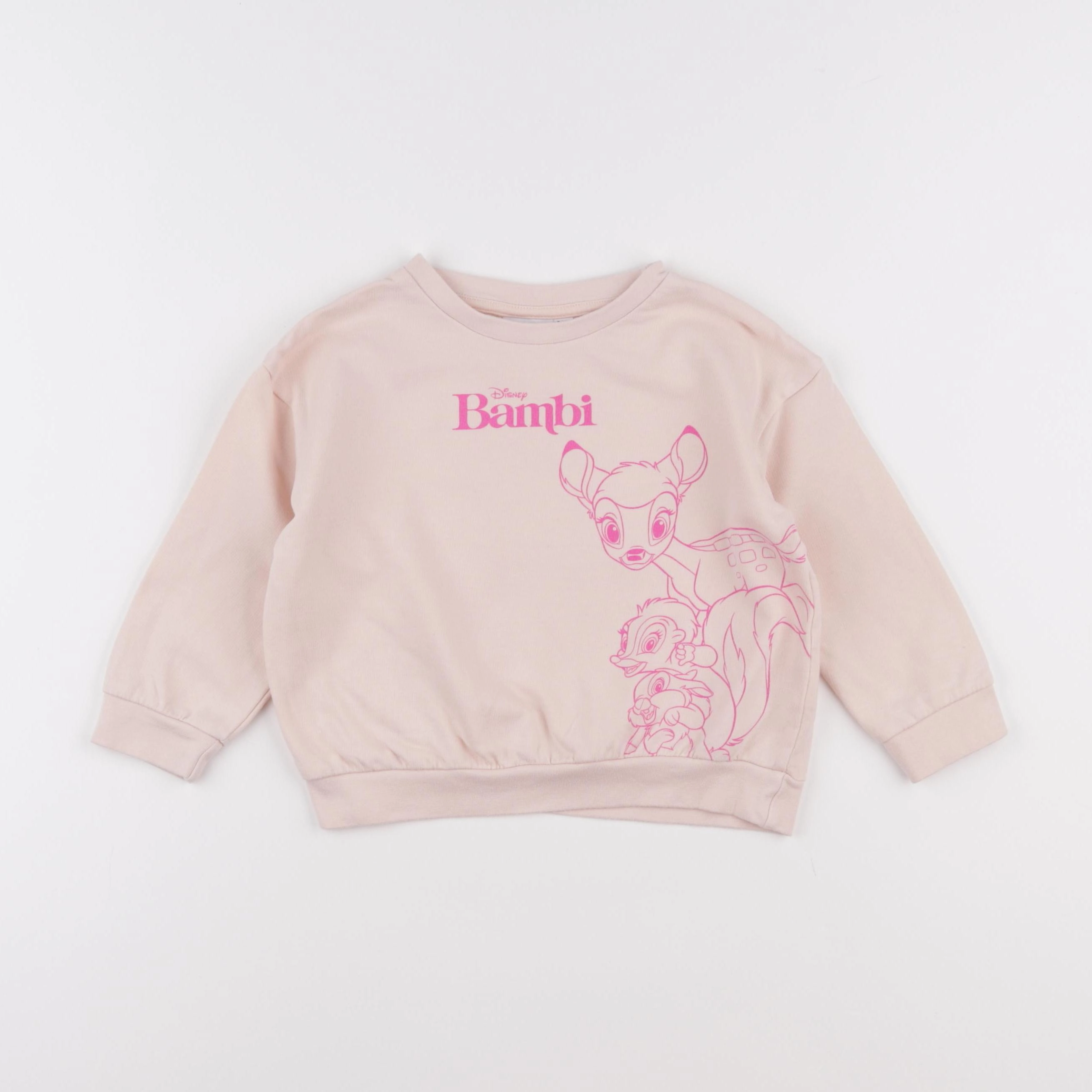Vertbaudet - sweat rose - 3 ans