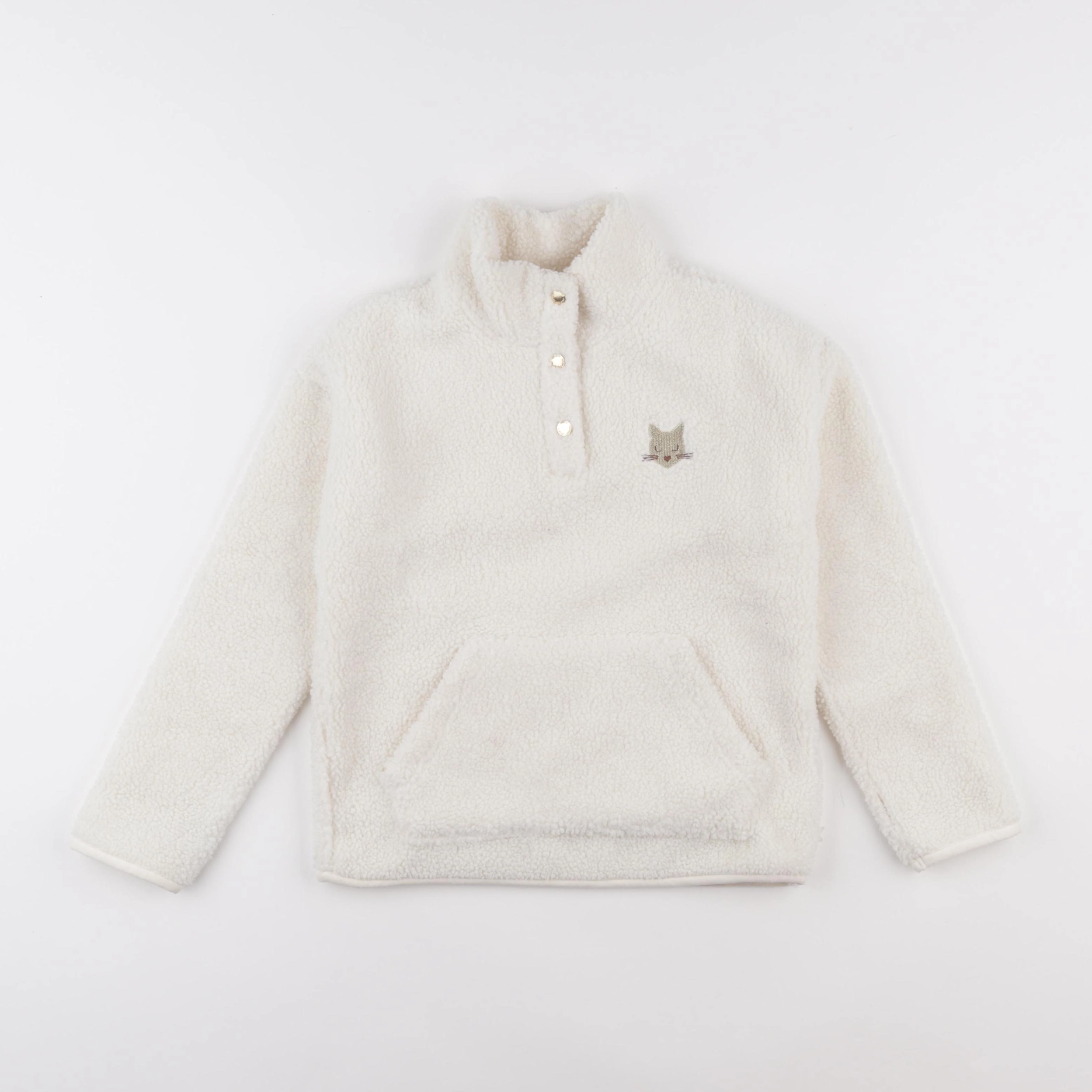 Okaidi - polaire blanc - 8 ans