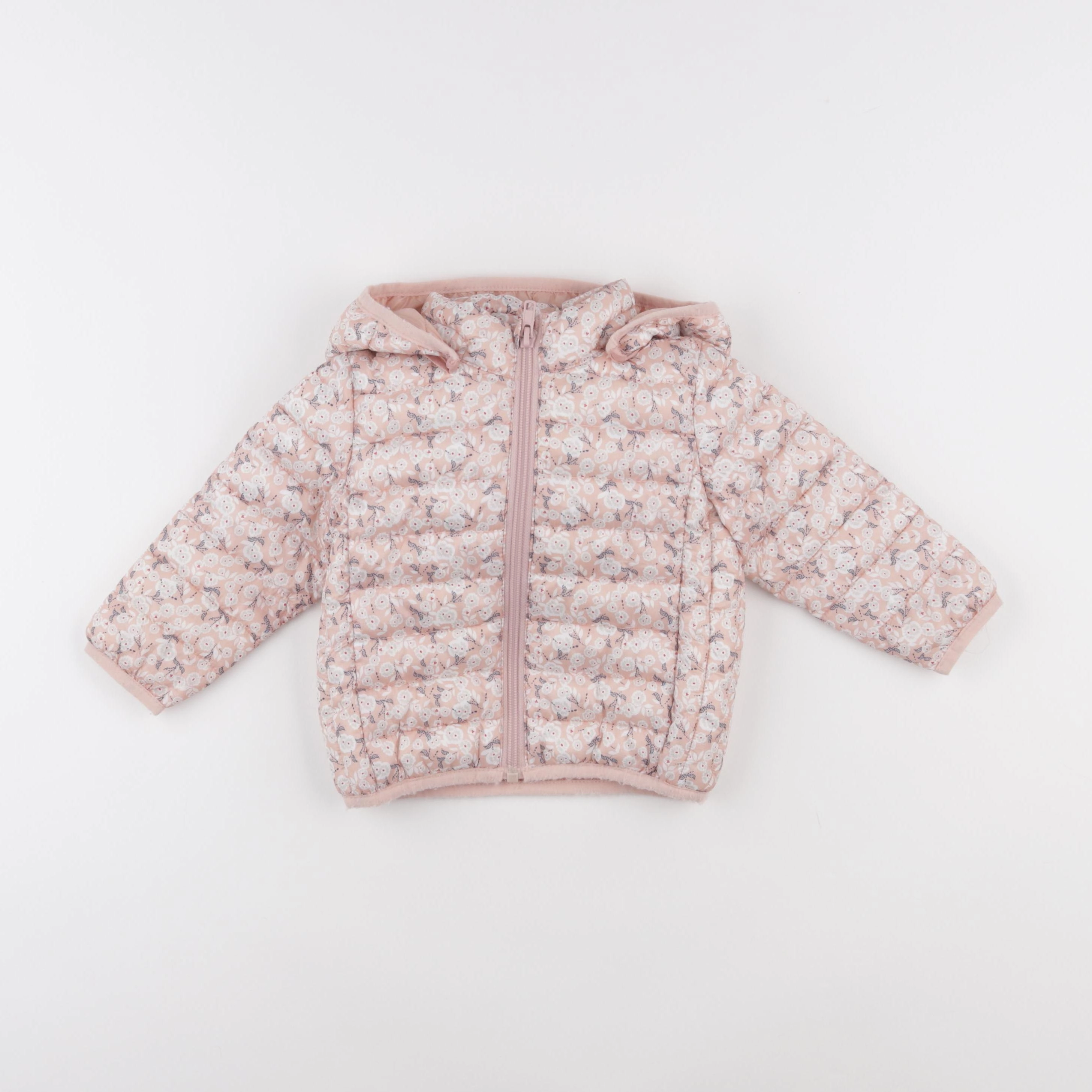 Boutchou - doudoune rose - 12 mois
