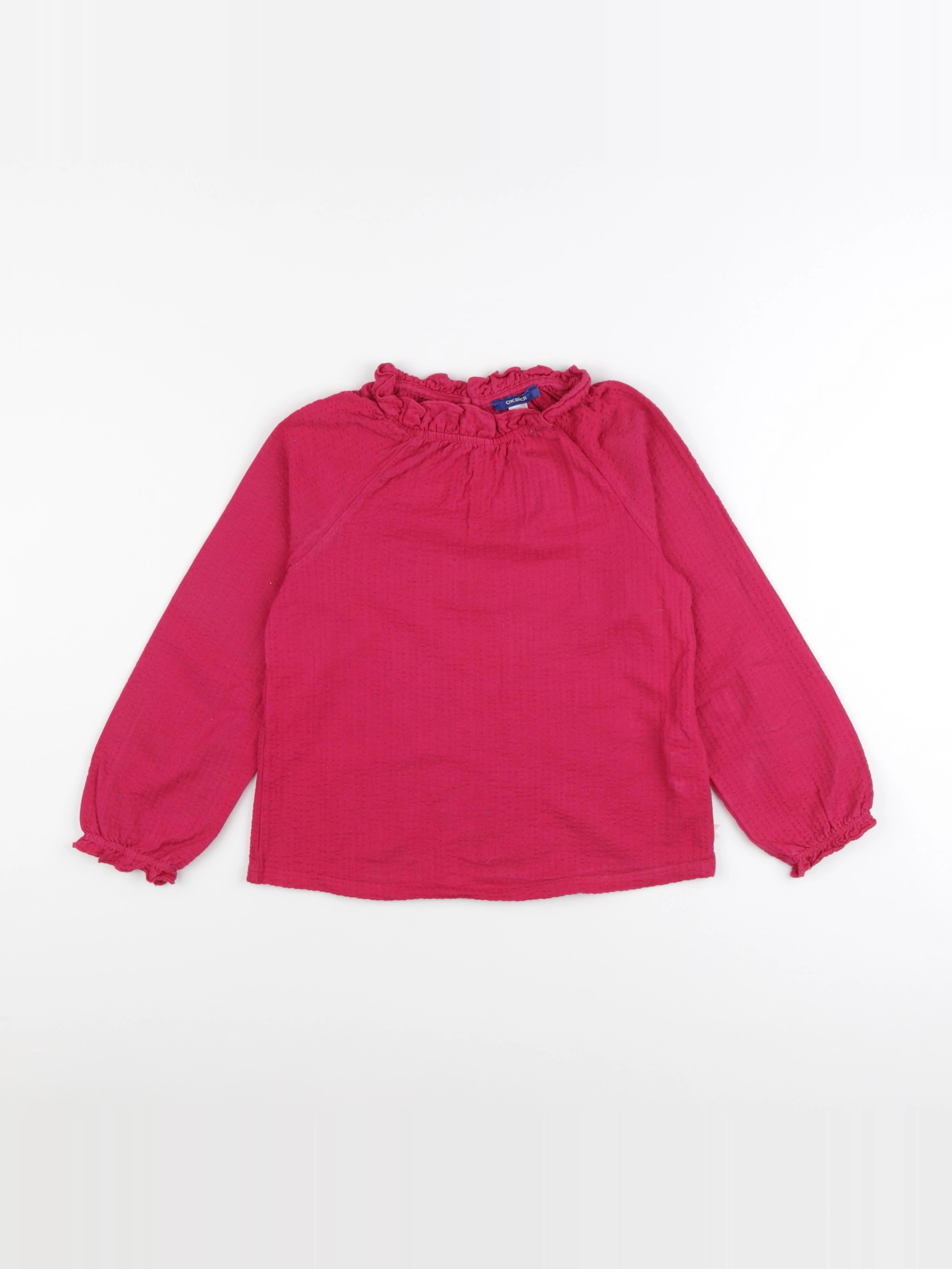 Okaidi - tee-shirt rose - 8 ans