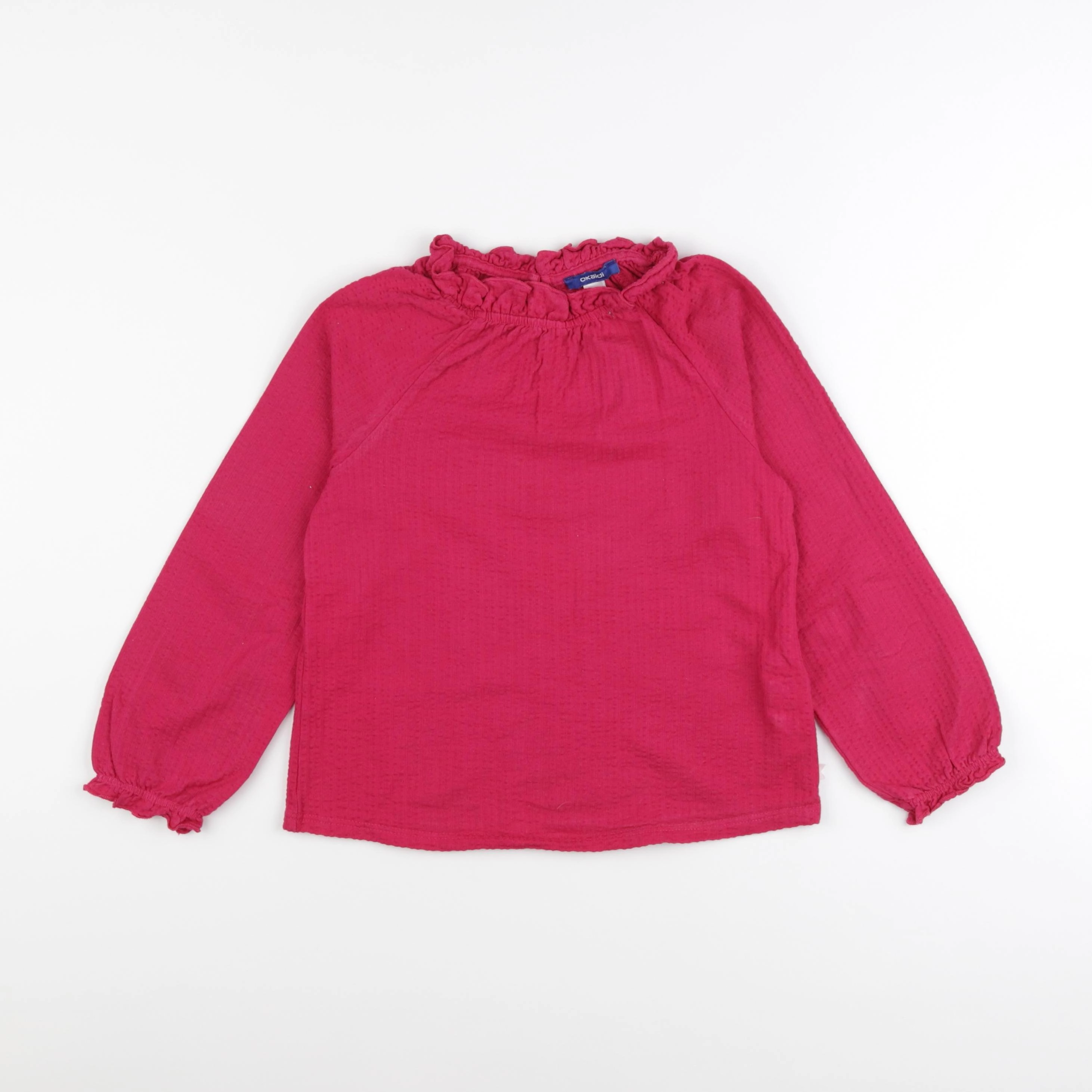 Okaidi - tee-shirt rose - 8 ans