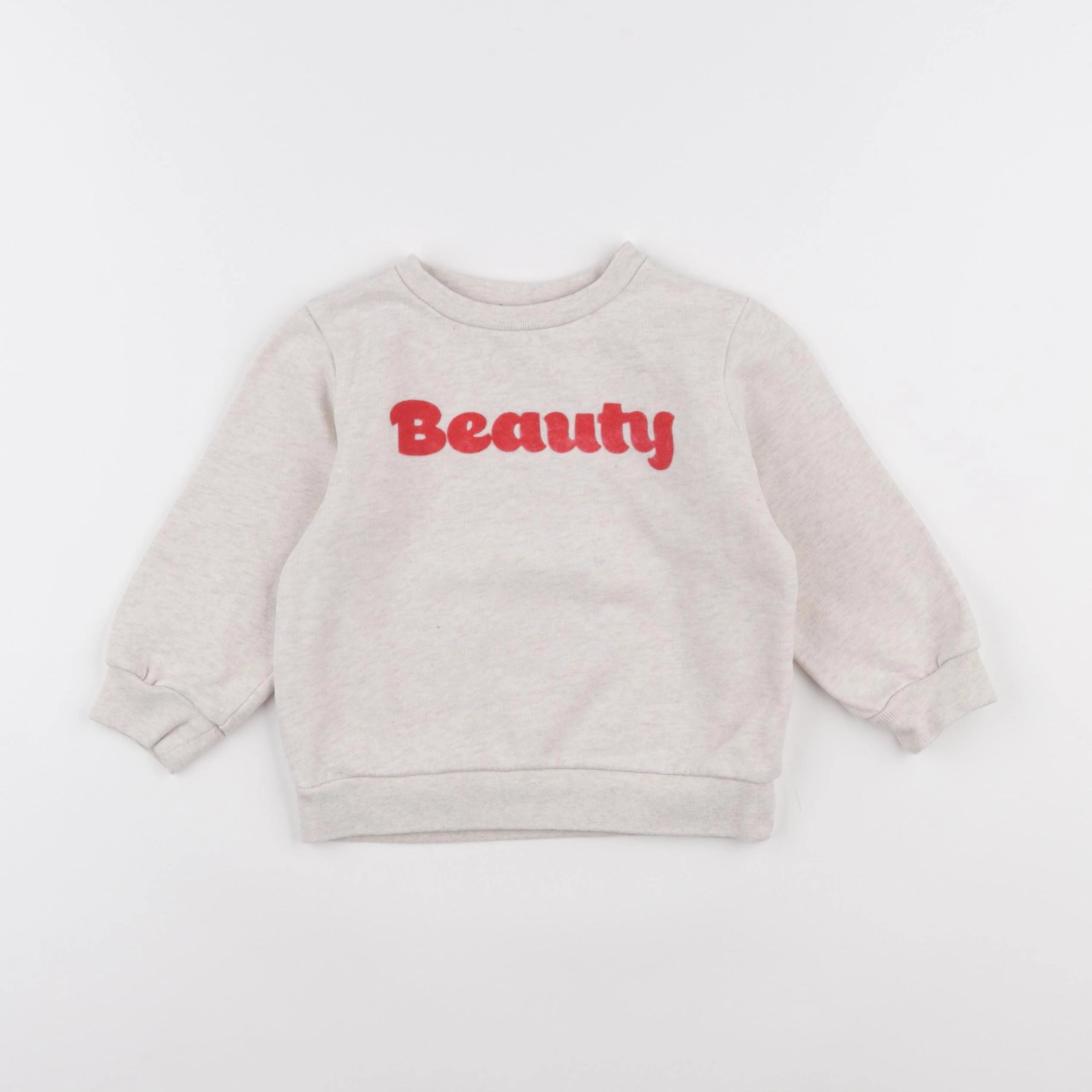 Little Cigogne - sweat beige - 3 ans