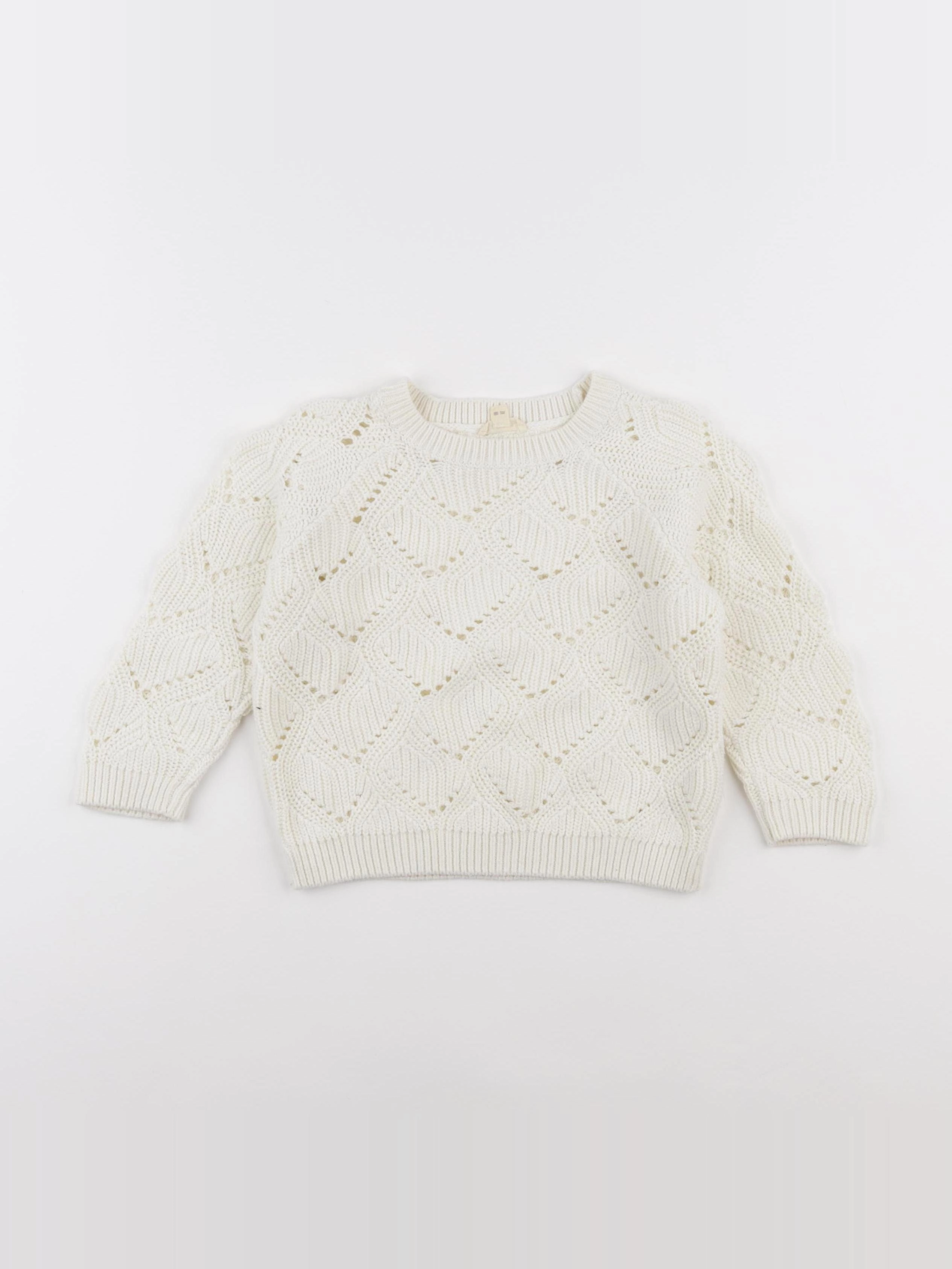 Little Cigogne - pull beige - 3 ans