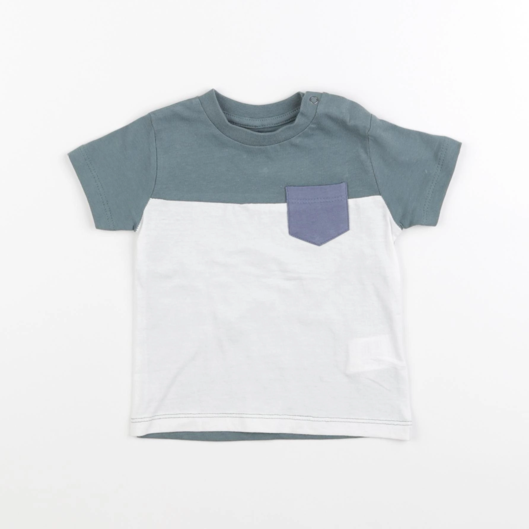 Vertbaudet - tee-shirt blanc - 9 mois