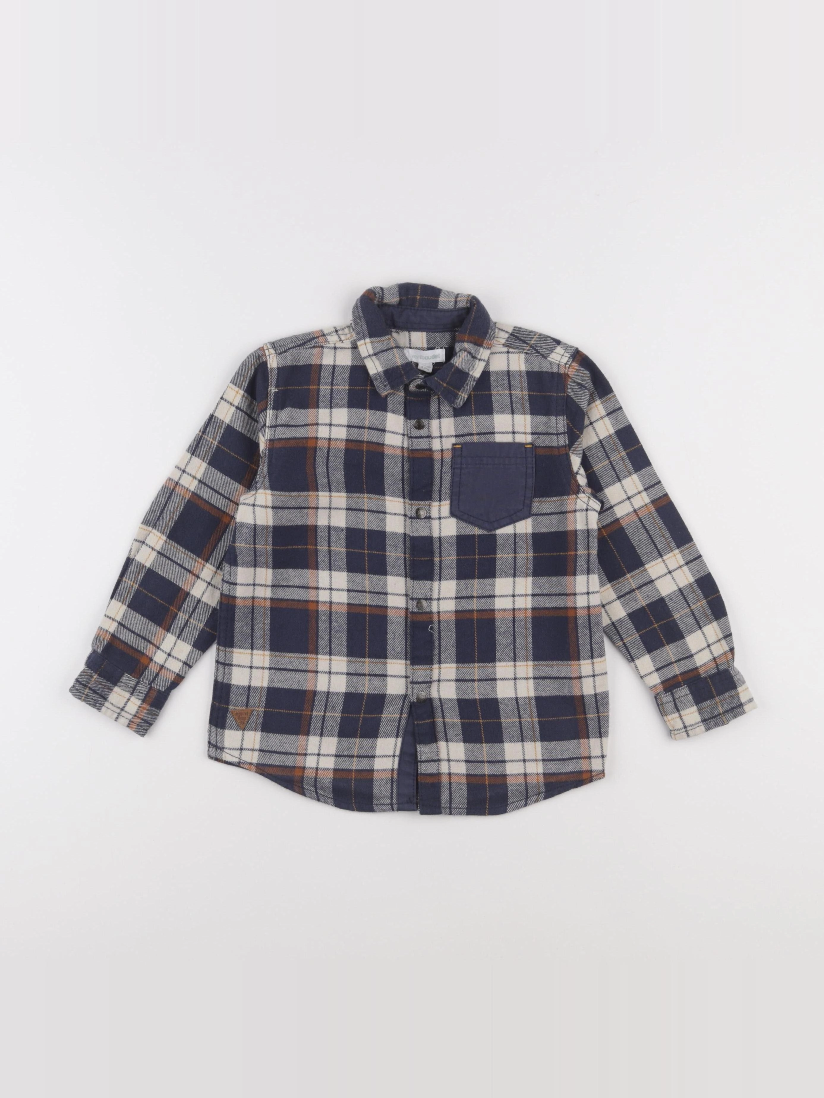 Vertbaudet - chemise bleu - 4 ans