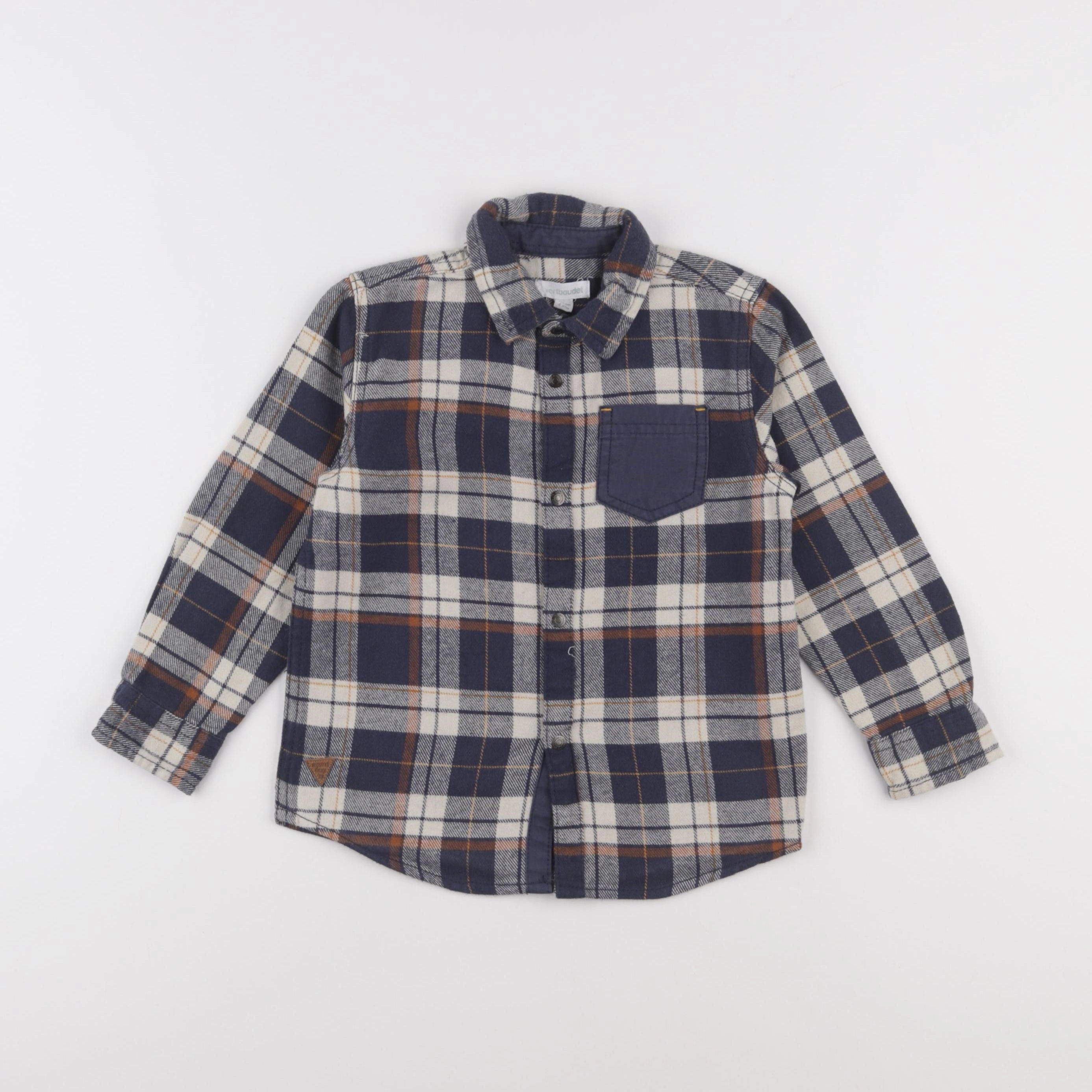 Vertbaudet - chemise bleu - 4 ans