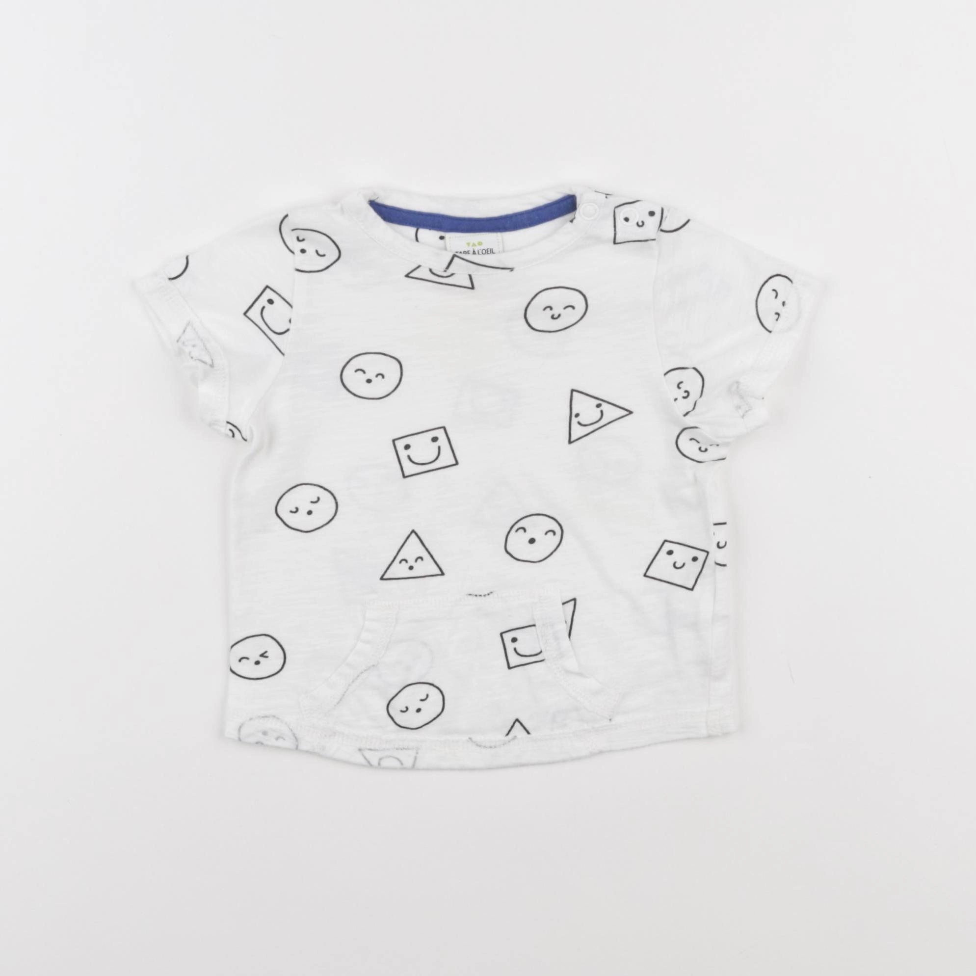 Tape à l'oeil - tee-shirt blanc - 9 mois