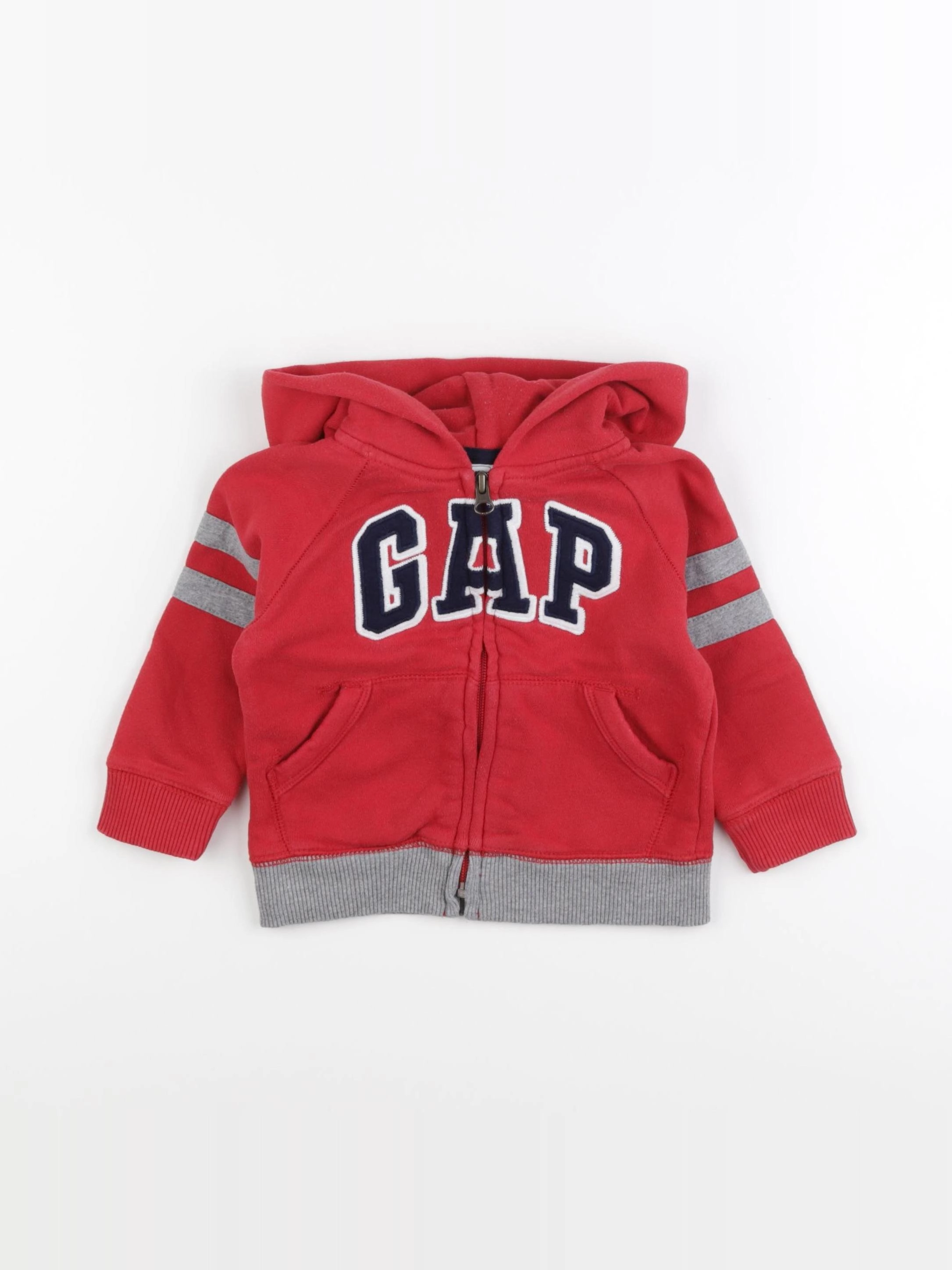 GAP - sweat rouge - 12/18 mois