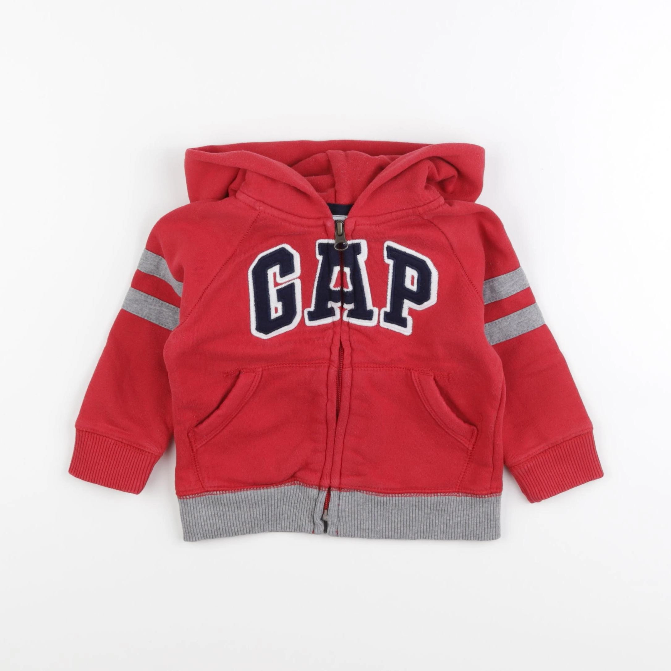 GAP - sweat rouge - 12/18 mois