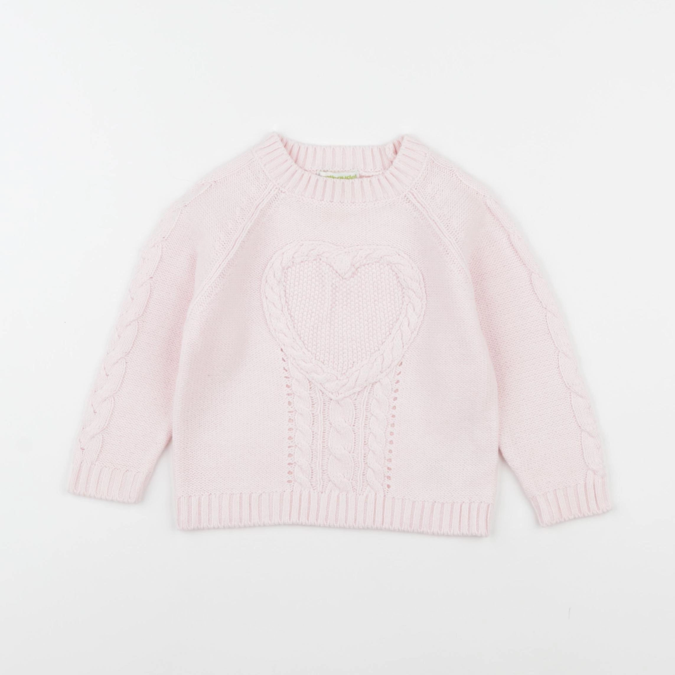 Vertbaudet - pull rose - 2 ans