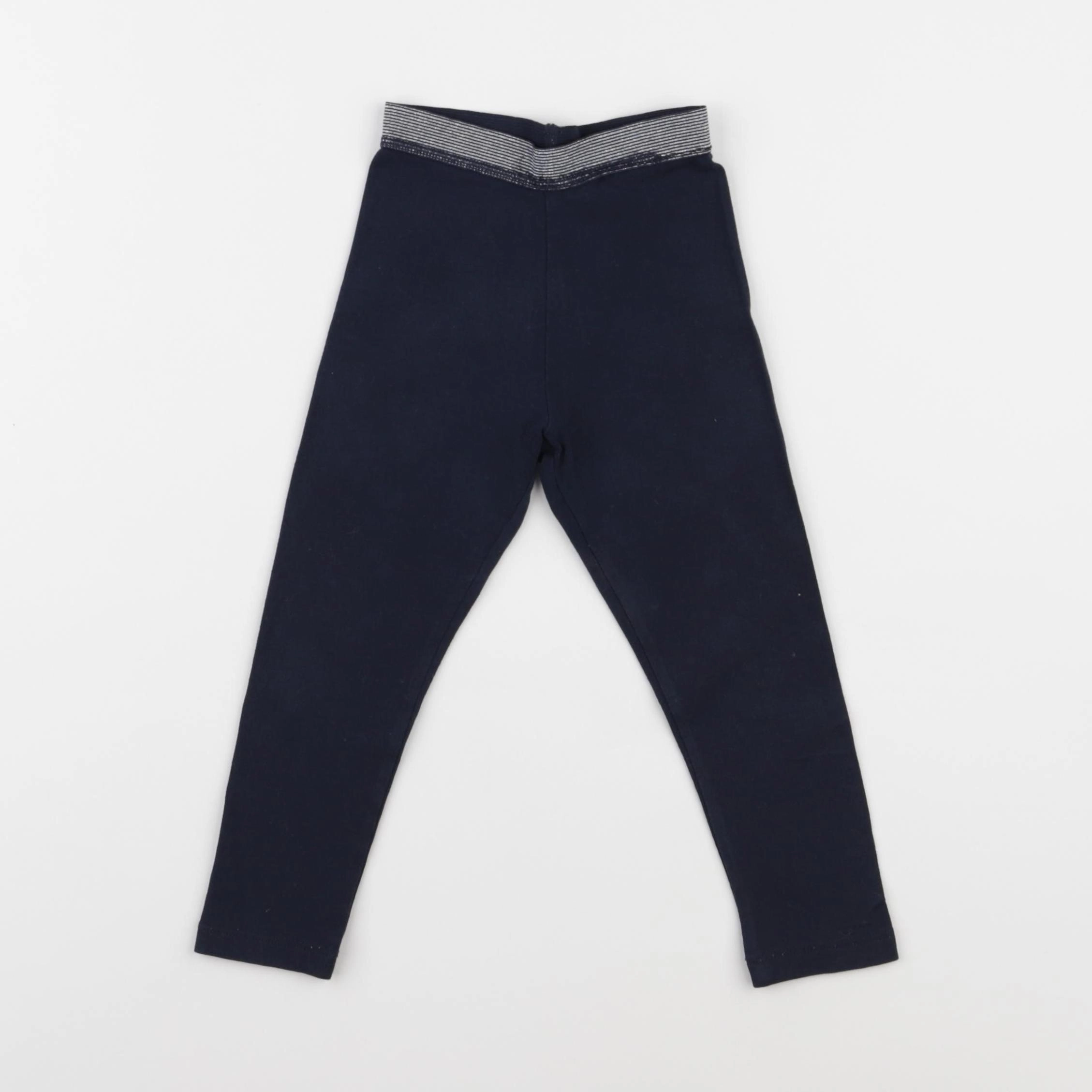 Vertbaudet - legging bleu - 2 ans