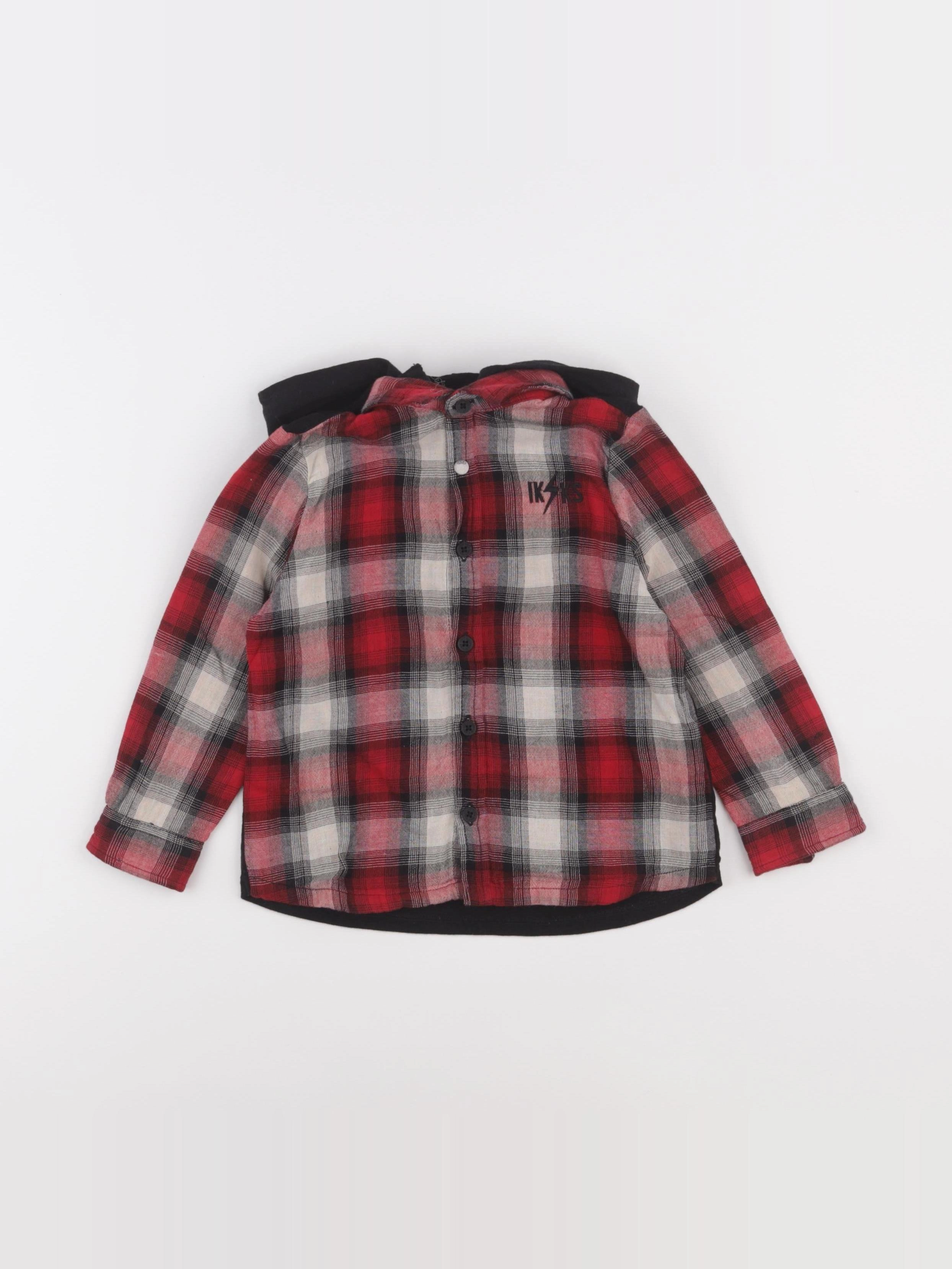 IKKS - chemise rouge - 2 ans