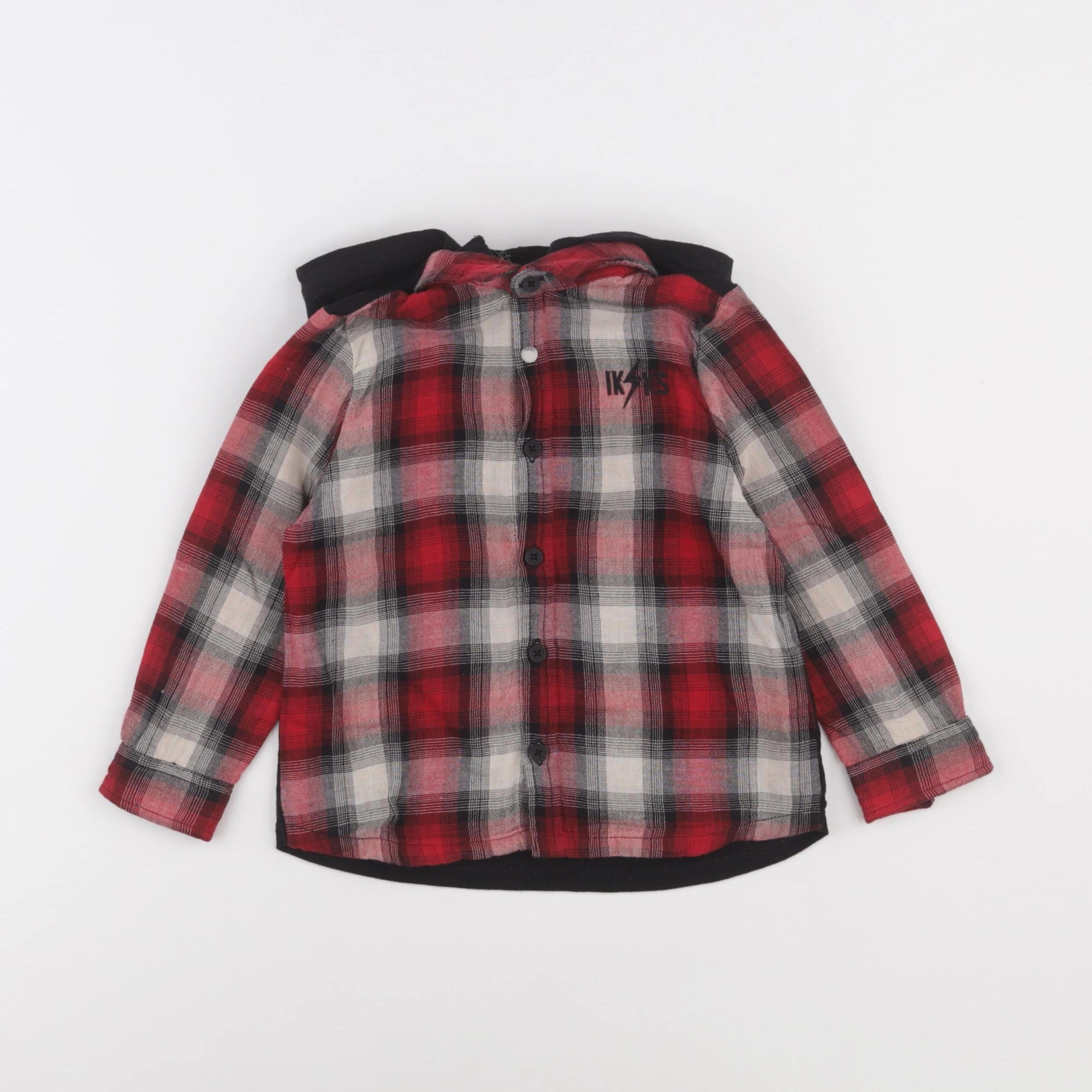 IKKS - chemise rouge - 2 ans