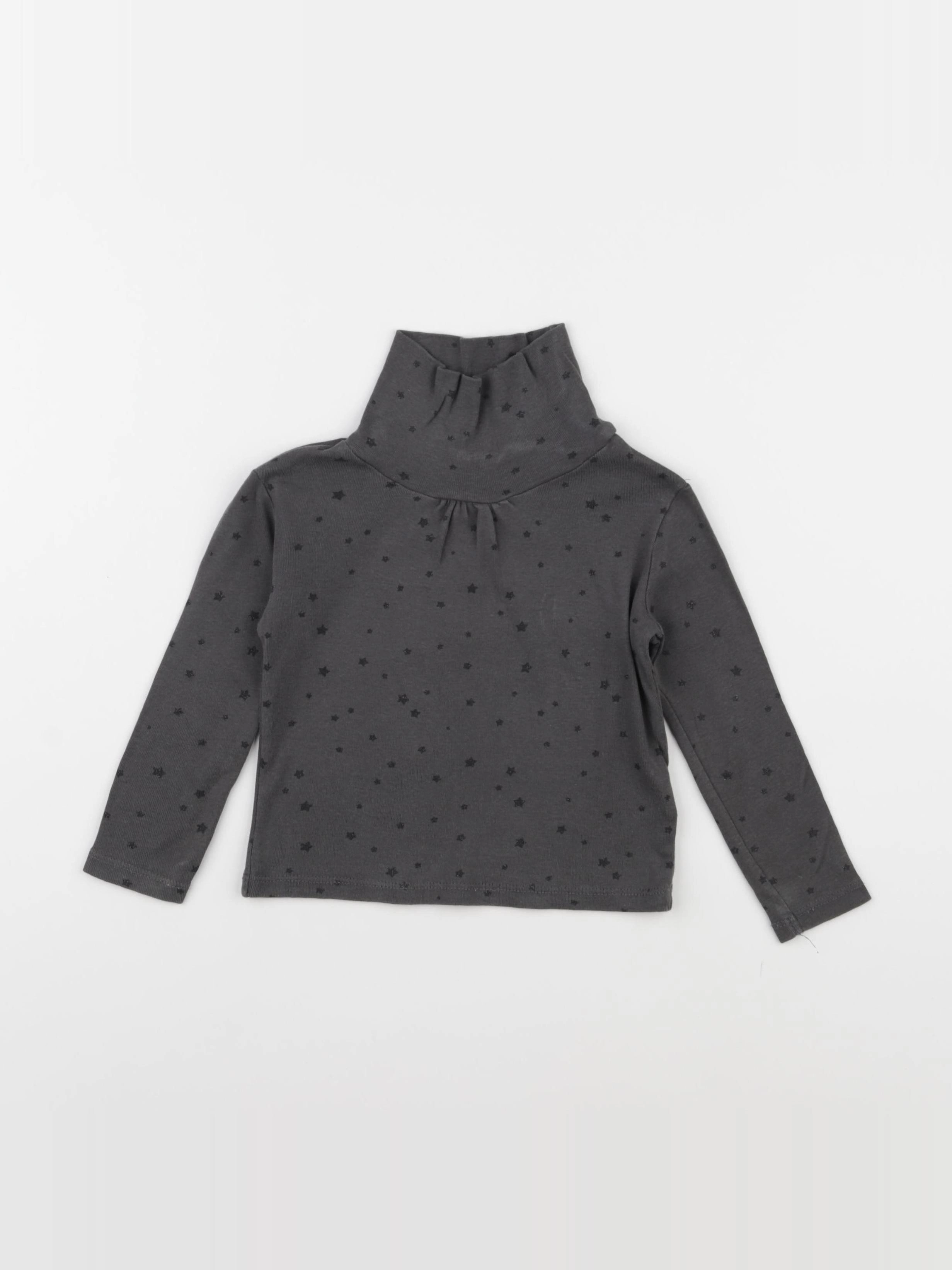 Vertbaudet - sous-pull gris - 2 ans