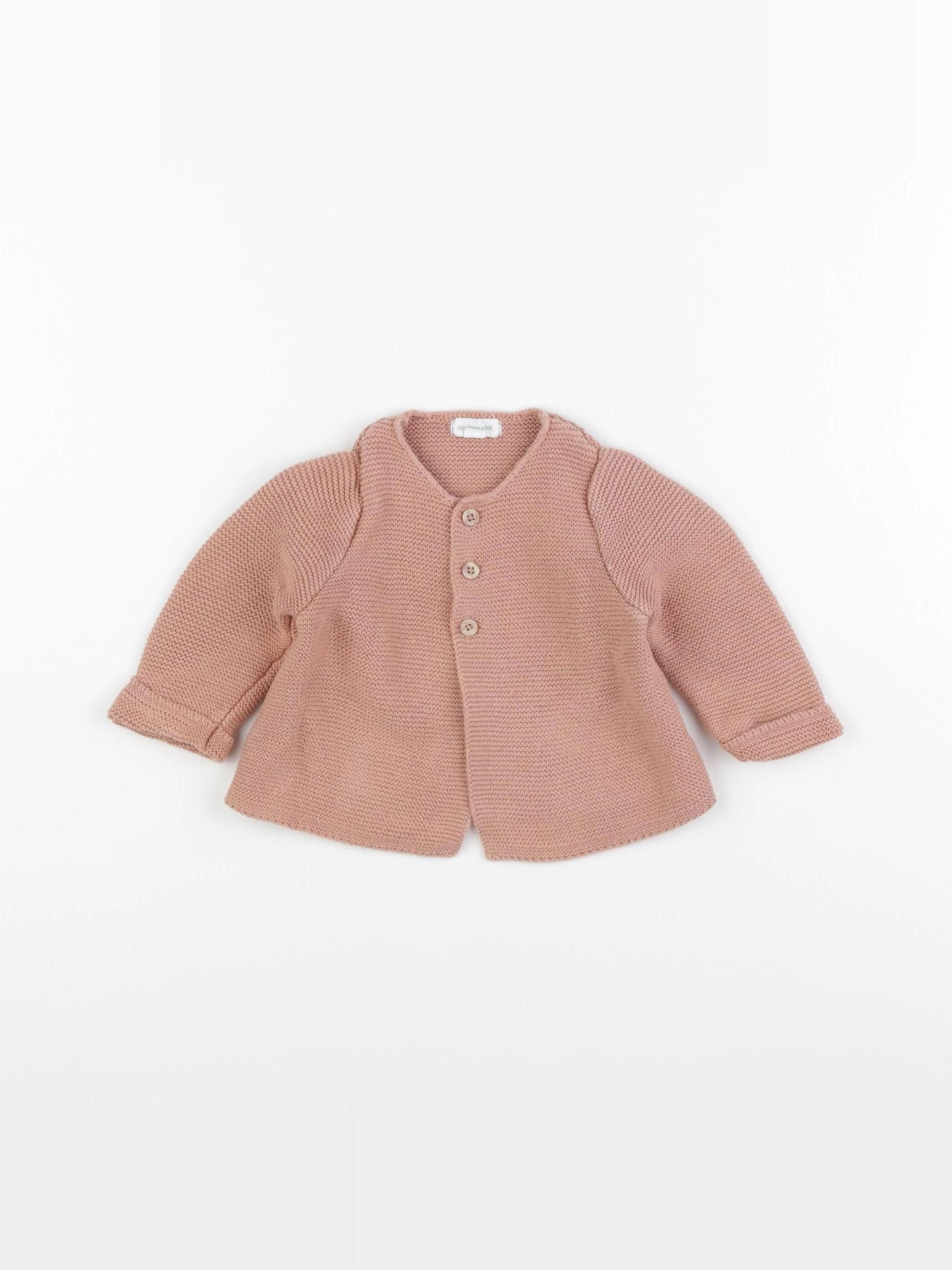 Vertbaudet - gilet rose - 6 mois