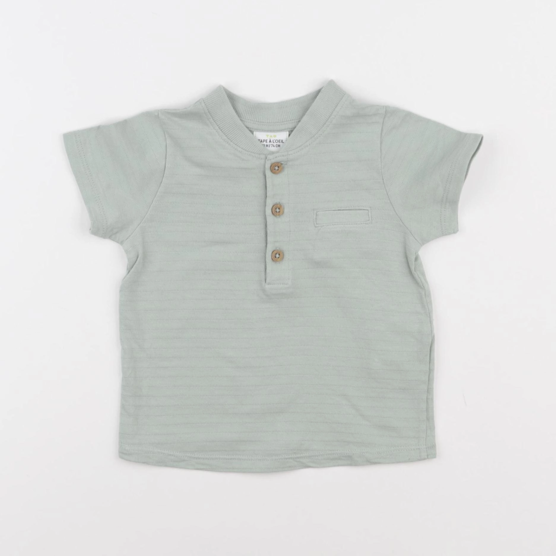 Tape à l'oeil - tee-shirt vert - 12 mois