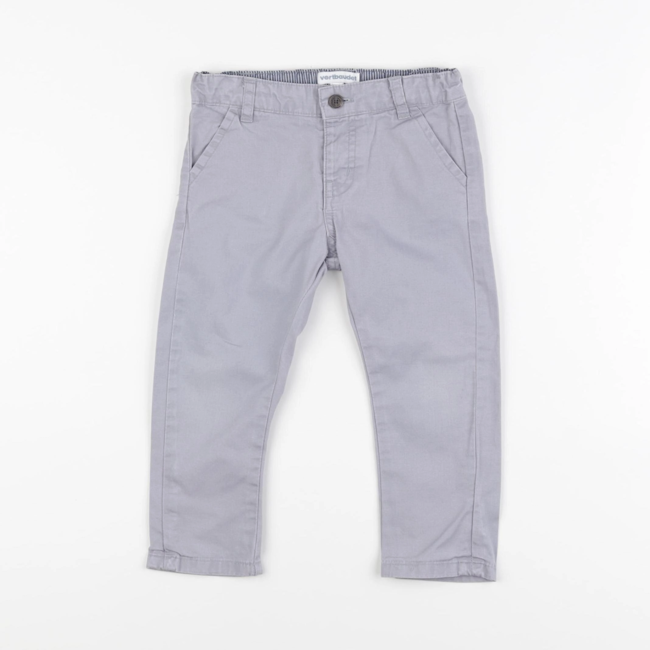 Vertbaudet - pantalon gris - 18 mois