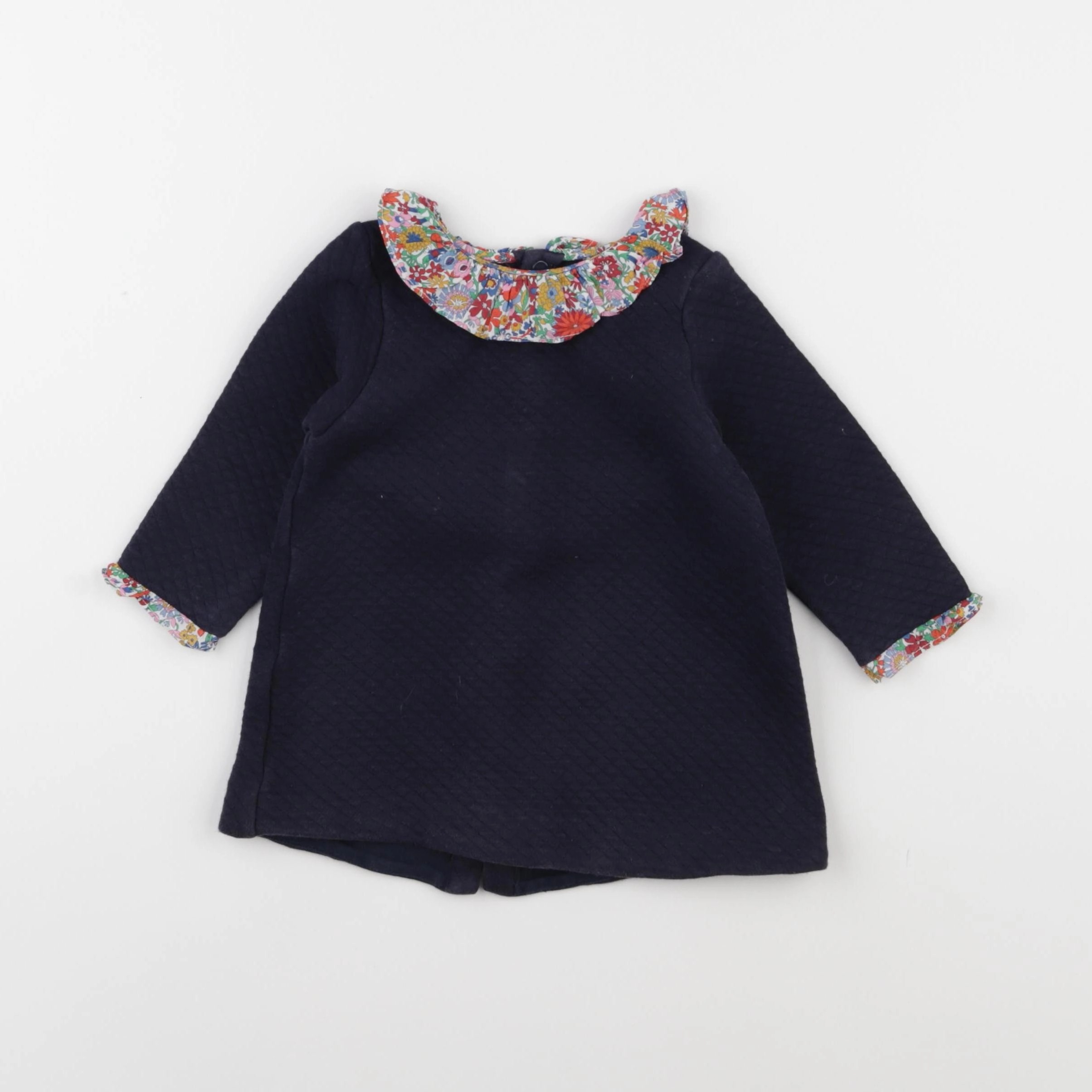 Jacadi - robe bleu - 12 mois