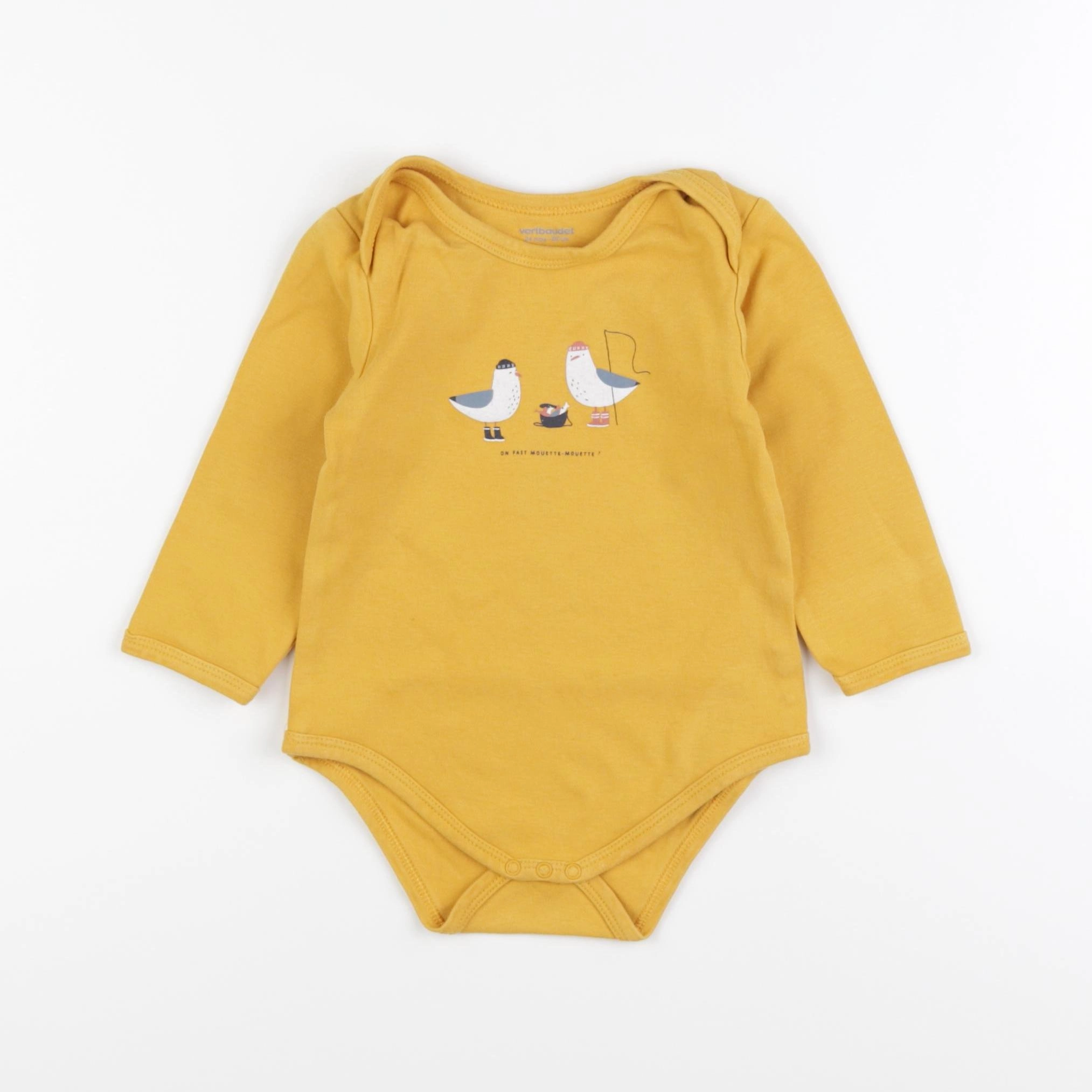 Vertbaudet - body jaune - 24 mois