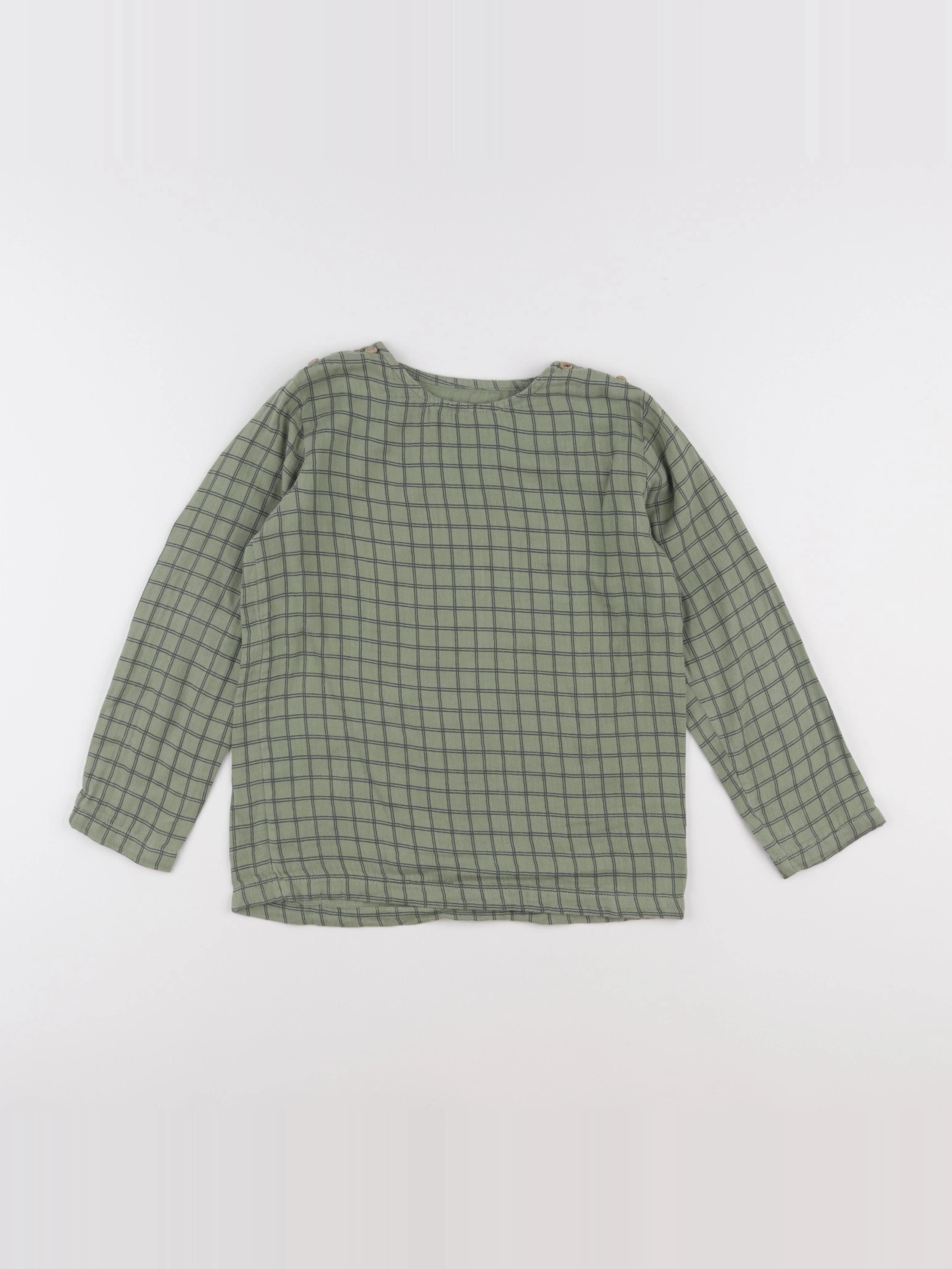 Poudre Organic - blouse vert - 6 ans