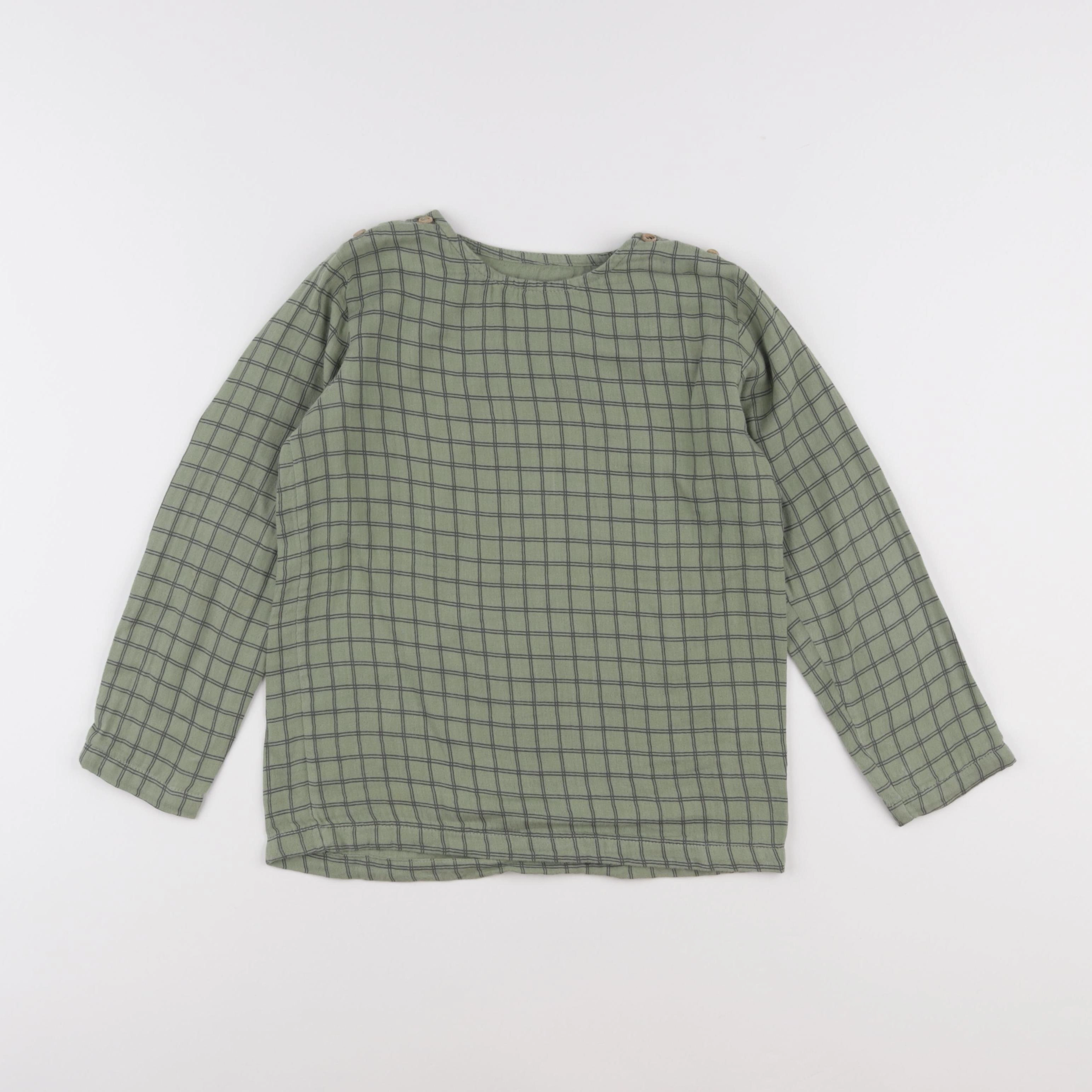Poudre Organic - blouse vert - 6 ans