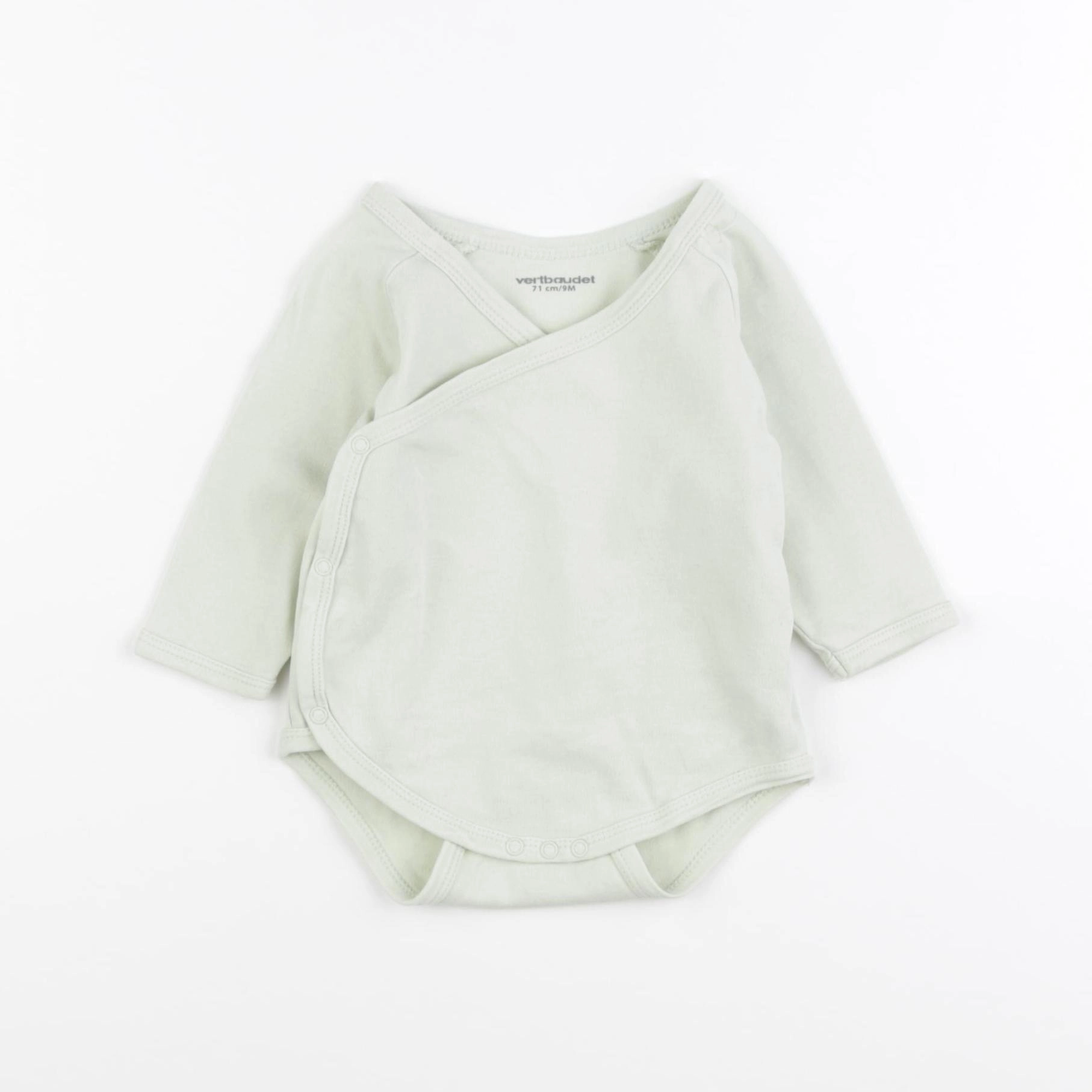 Vertbaudet - body vert - 9 mois